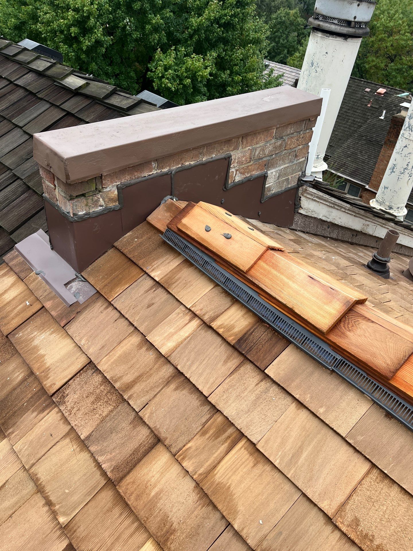 Arlington: Residential Roof Replacement with Perfection CCA-Treated Cedar Shakes by RM Banning, Inc.