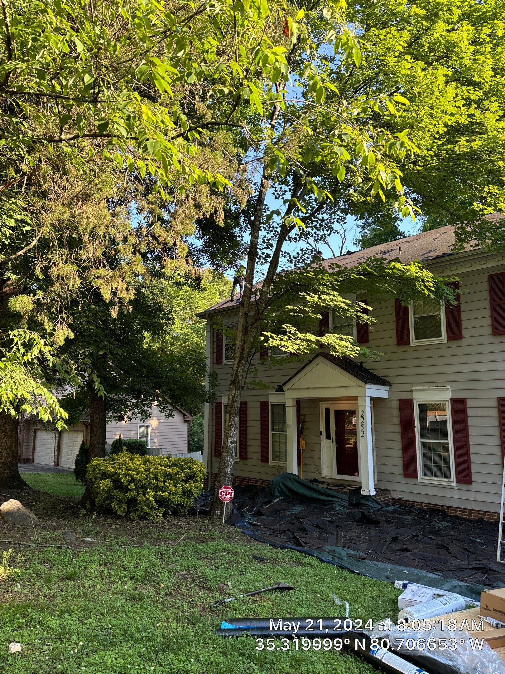 Roof replacement by wind damage by Just Brilliant Restoration JBR
