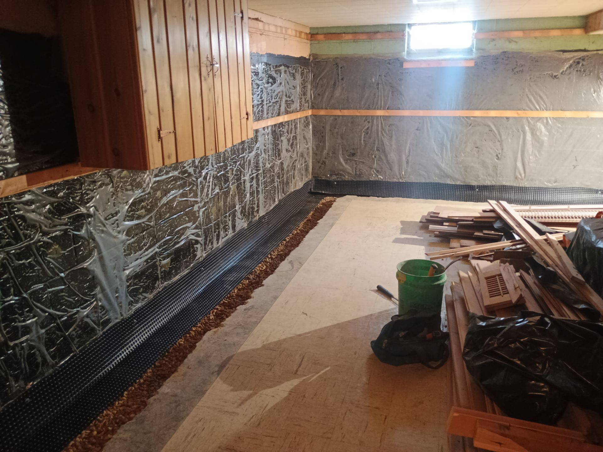 Helping Dan Get Going on His Remodel by Waterproofing Northeast