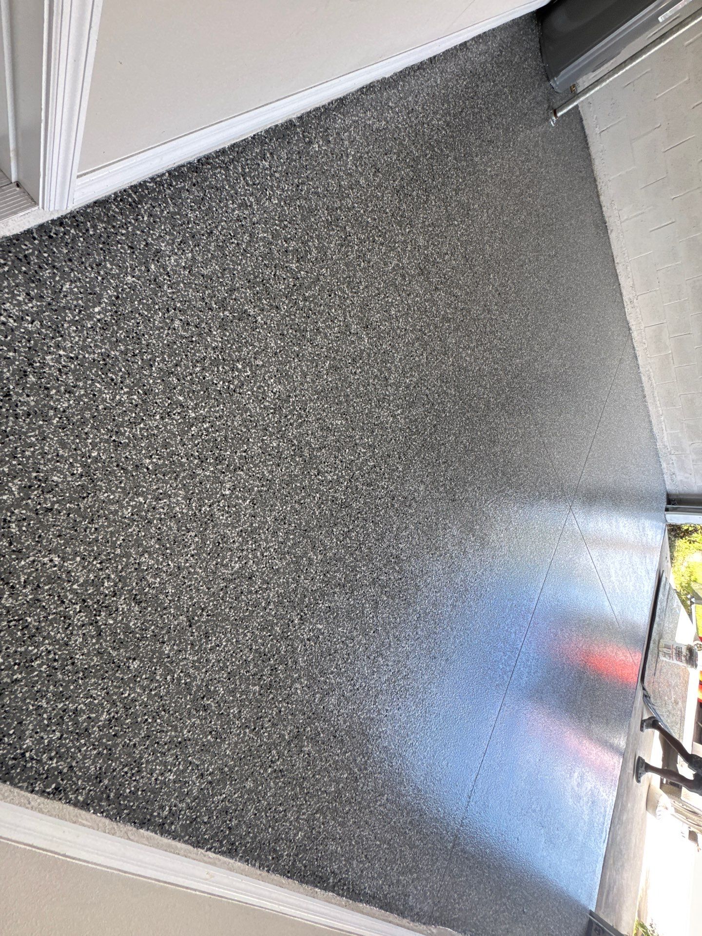 Another Wonderful Garage Transformation Using Wombat Flake by Performance Floors & Coating