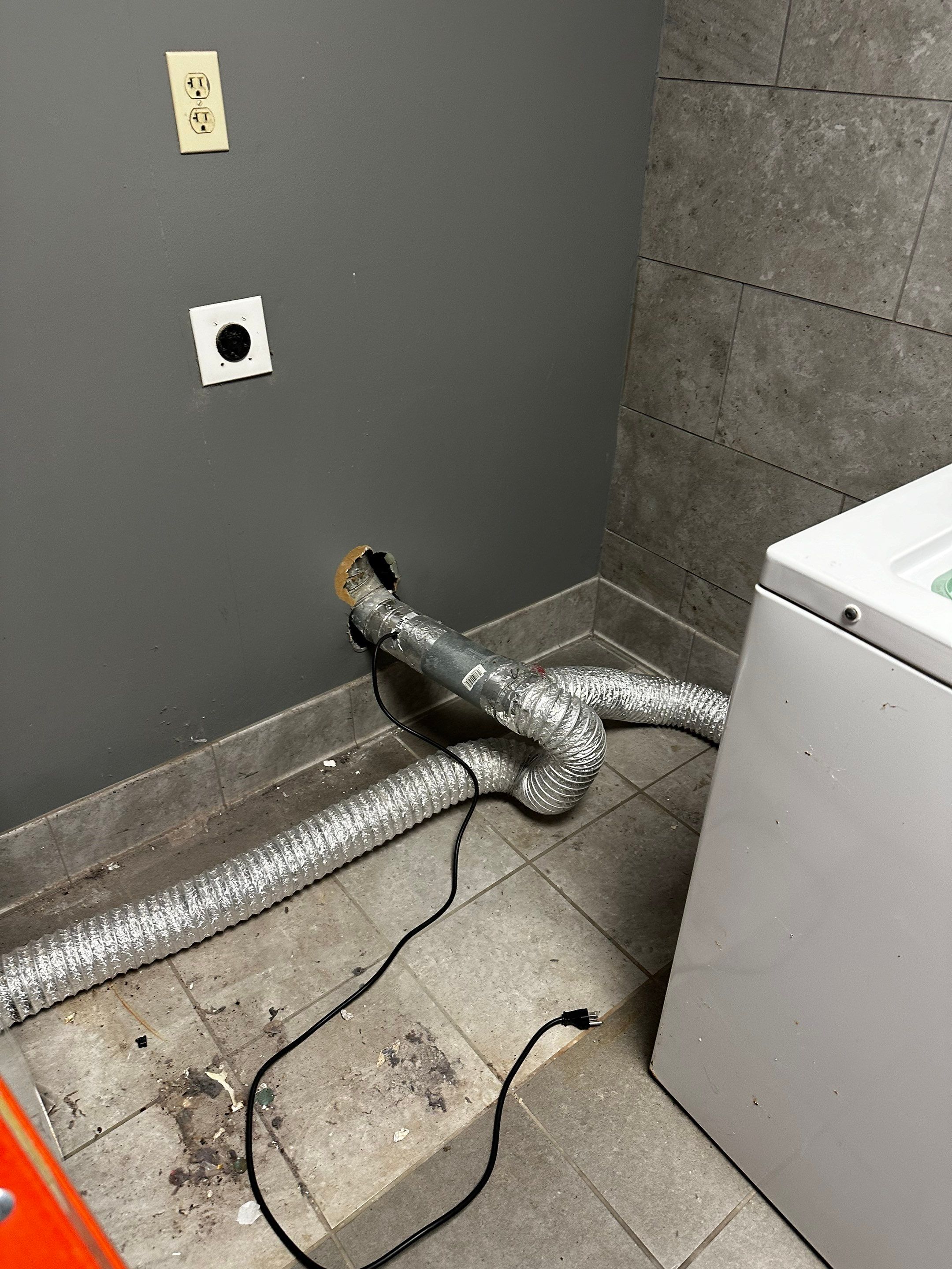 Installed new Dryer Vents & Recessed Cabinets by Peach State Dryer Vents & Air Ducts