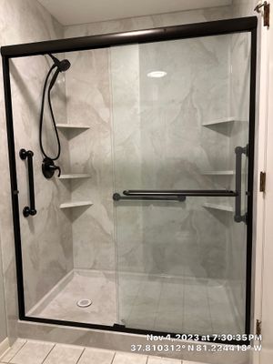 Tub to Shower Conversion using BCI Acrylic Shower System