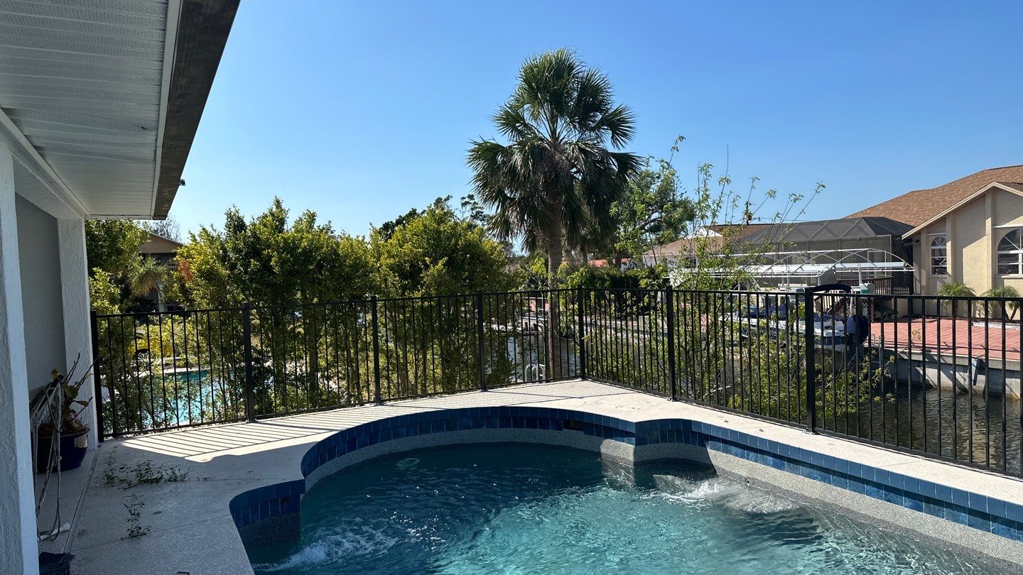 Aluminum Fence Installation using 2 Rail Aluminum Fence by Asap fence and gates, LLC
