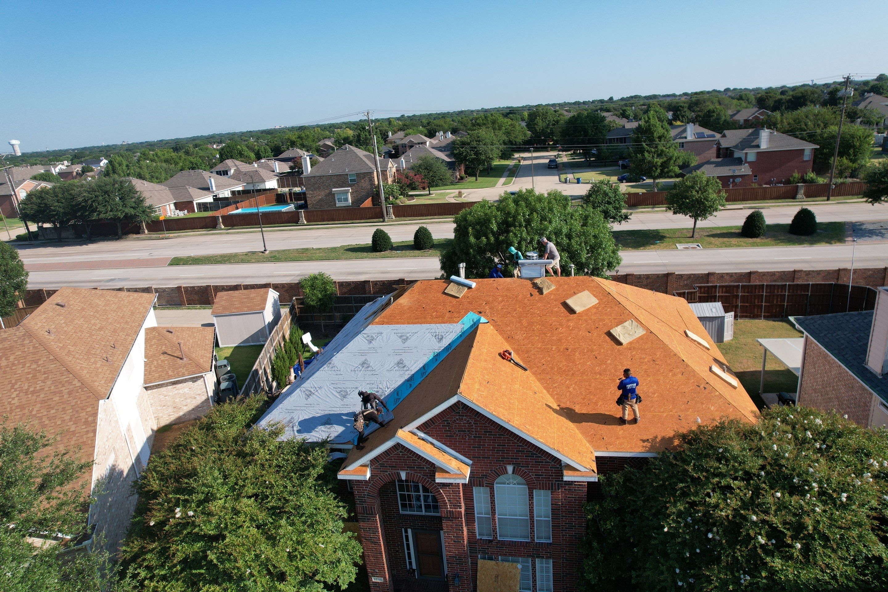 Project in Allen by Zeus Exteriors