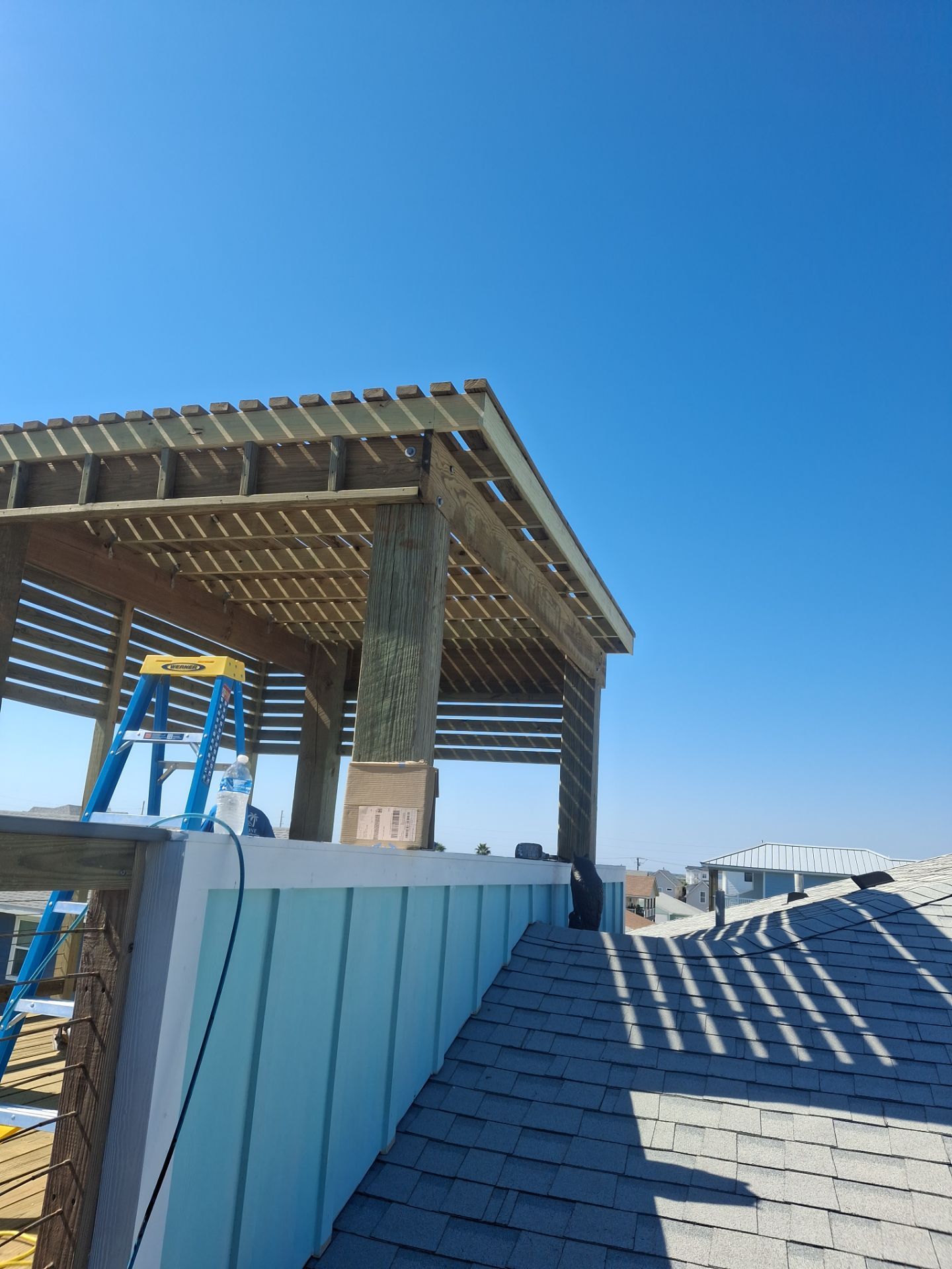 Roof Top Clubhouse on the Beach by Bayfront Roofing and Construction