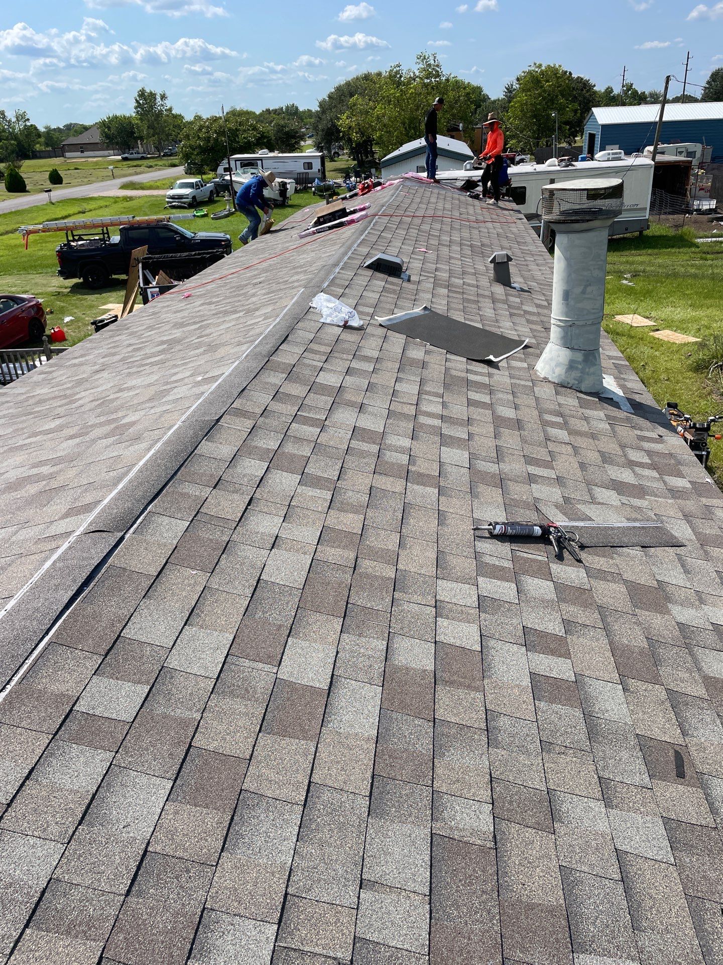 Residential Roofing Repair using Owen's Corning Duration (Lifetime) Shingles by Roof Repair Company