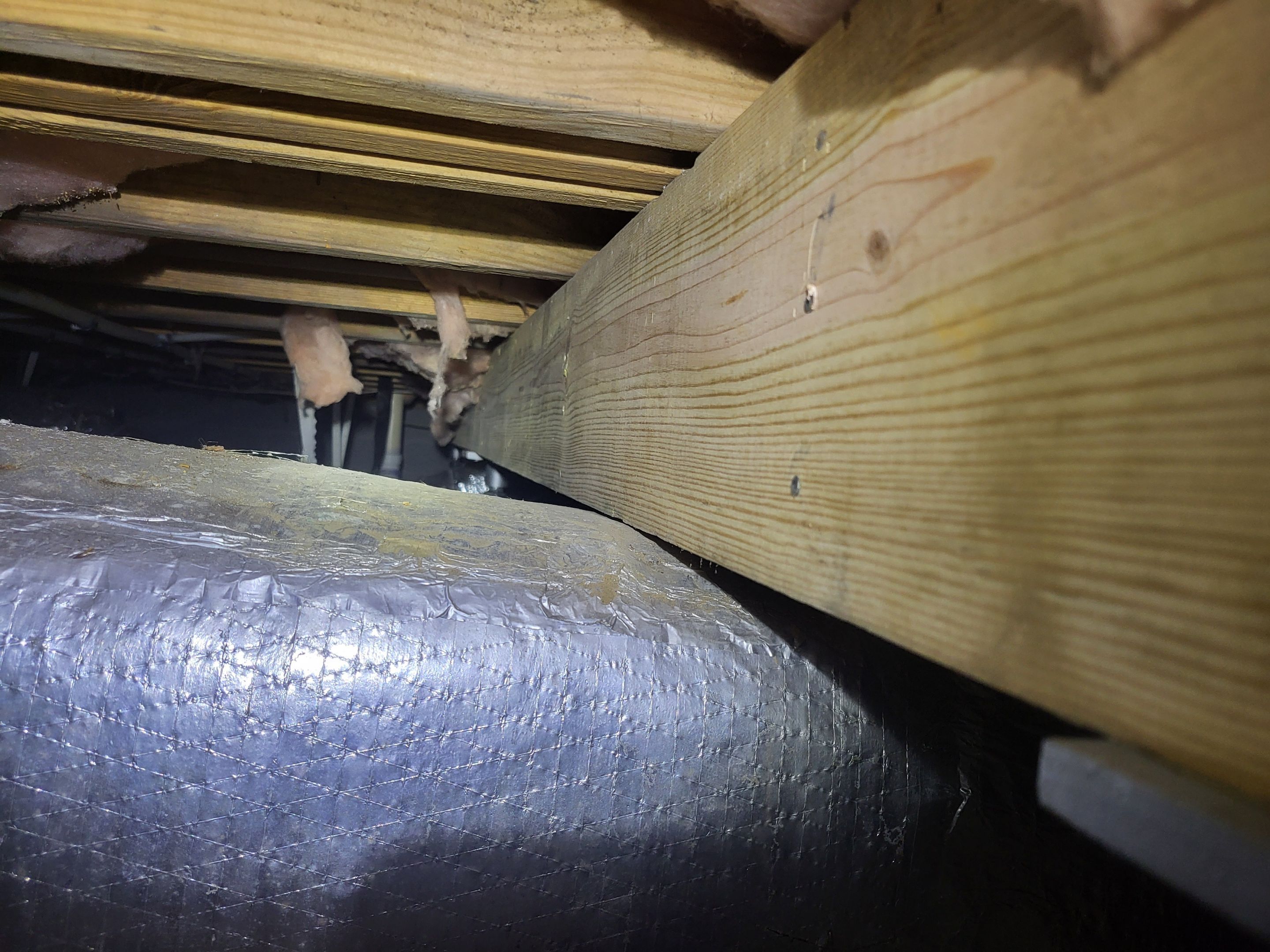 Project in Smithfield by Patriot Crawl Space Repairs