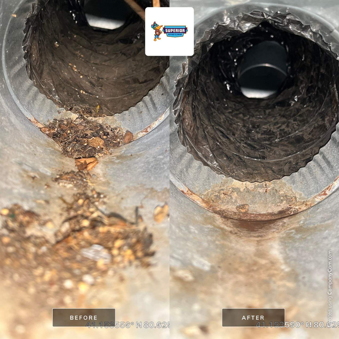 Air Duct Cleaning With a Vacuum Truck in Youngstown, OH by Superior Air Duct Cleaning