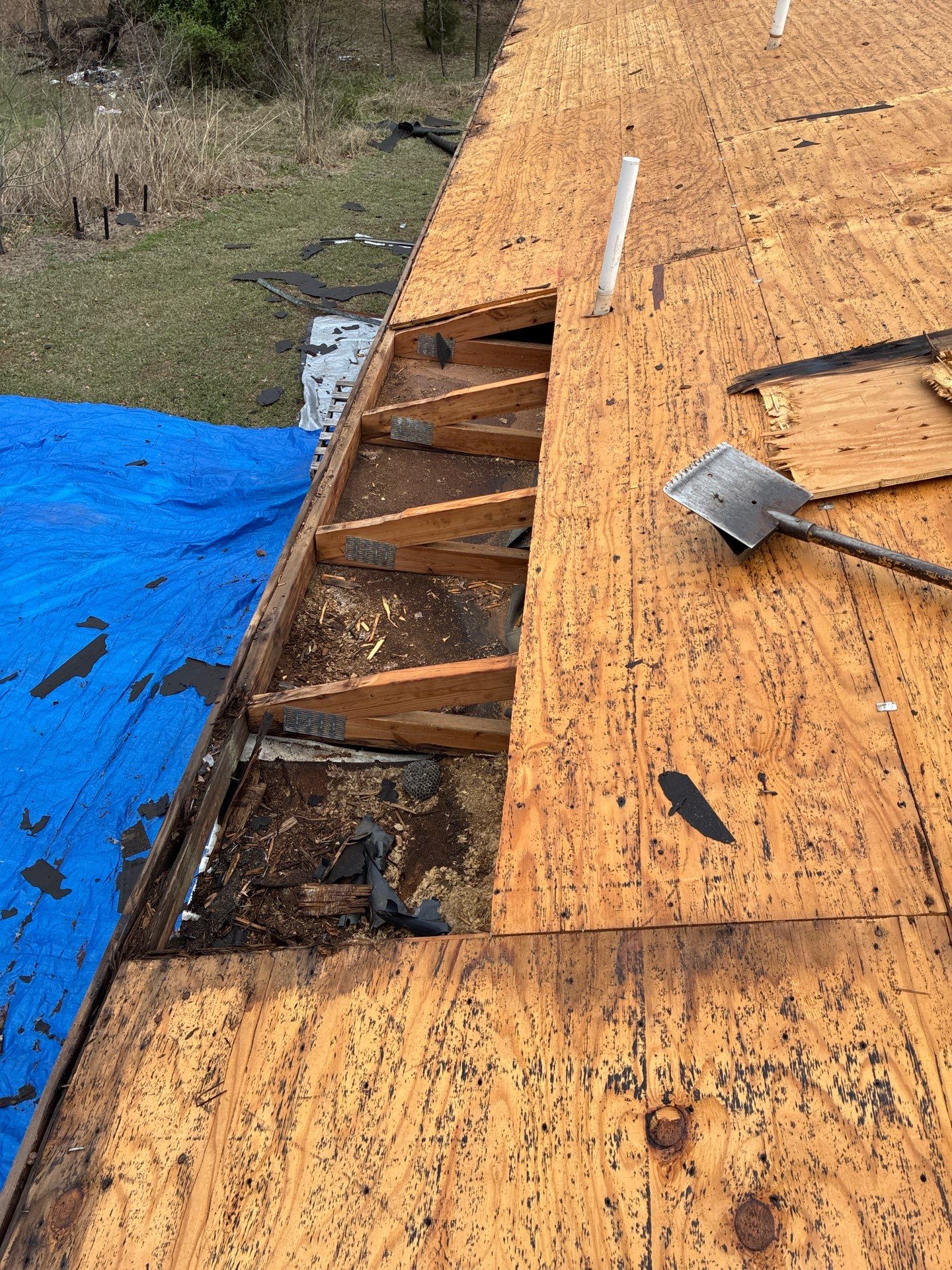 Roof replacement by In & Out Construction & Remodeling, LLC