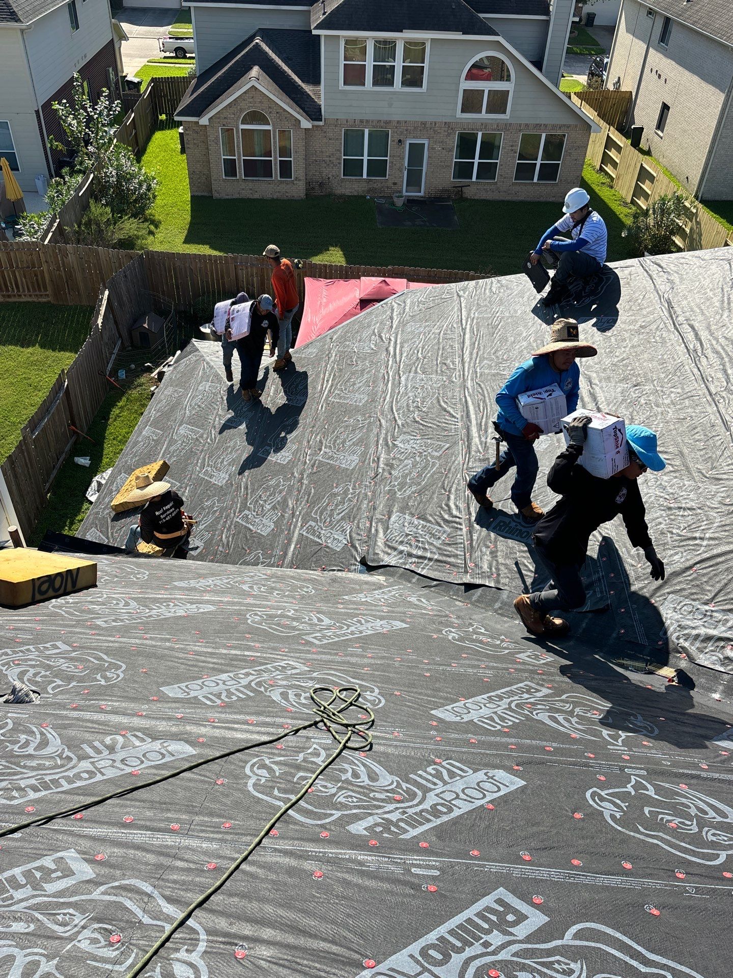 Residential Roofing Installation using Owen's Corning Duration (Lifetime) Shingles by Roof Repair Company