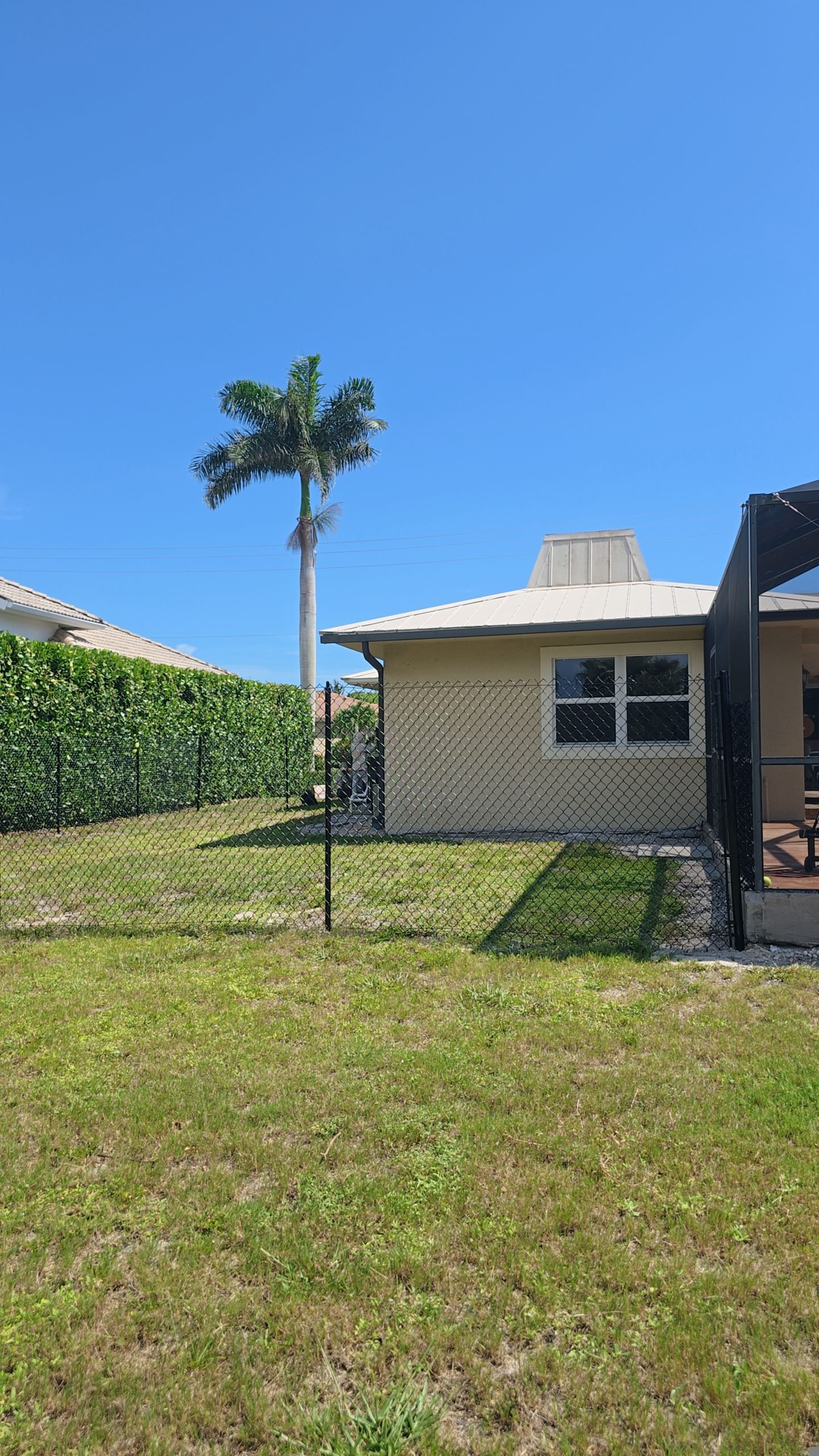 Black Aluminum Picket Fence Installation in Marco Island by True Fence LLC