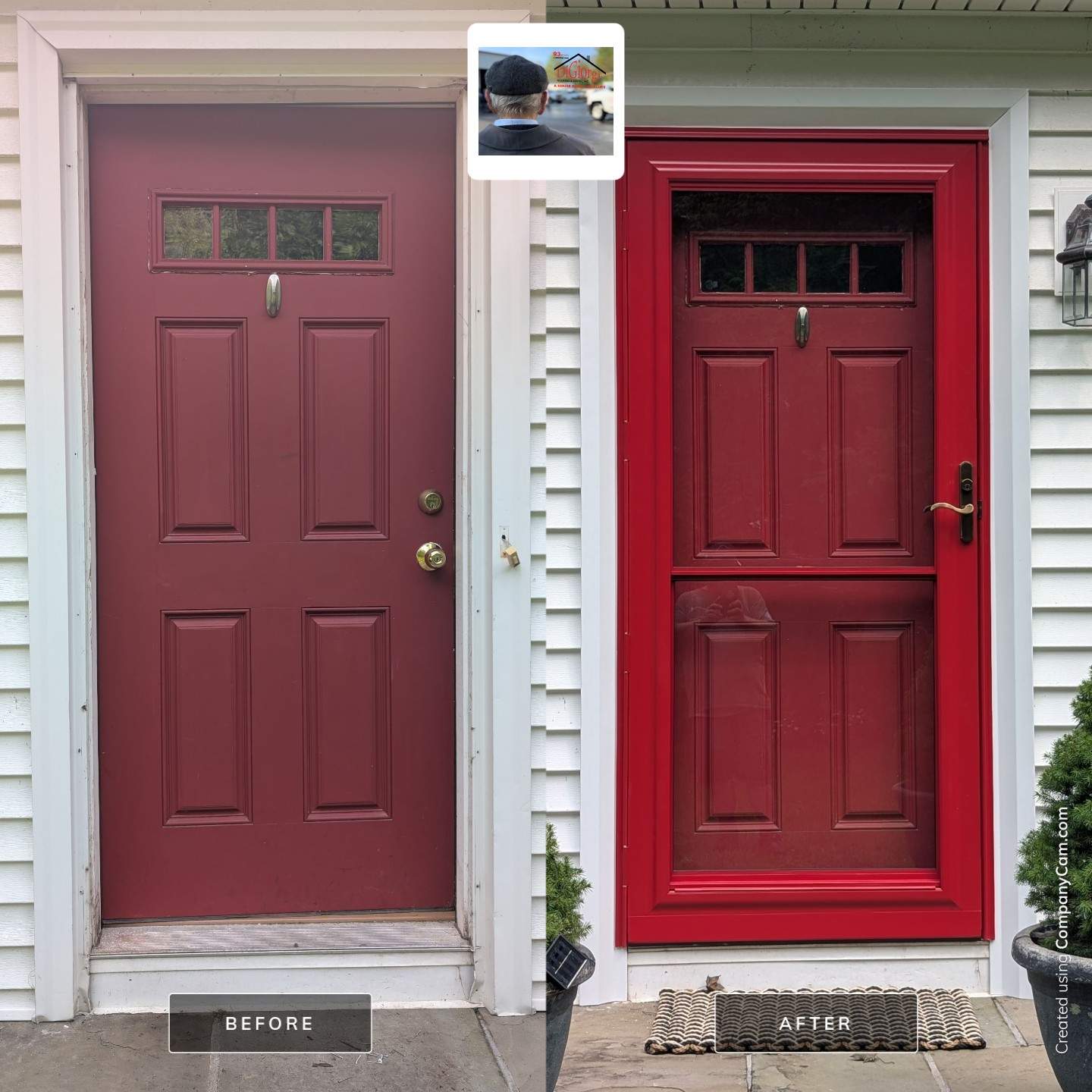 Provia Storm Door Installation by DiGiorgi Roofing and Siding Inc