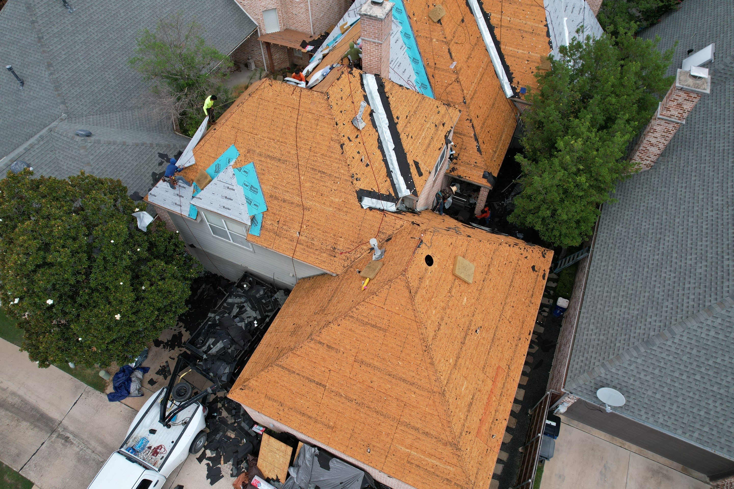 Project in Dallas by Zeus Exteriors