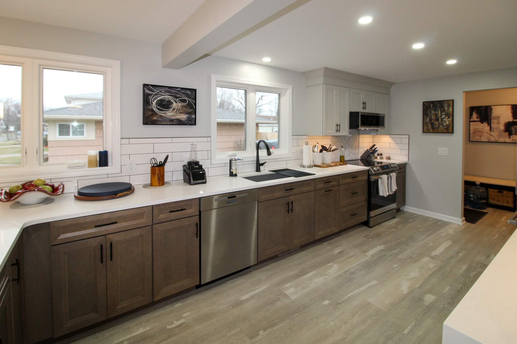 Interior Renovations, Kitchen Remodel, and Window Replacement by Ivy Lea Construction