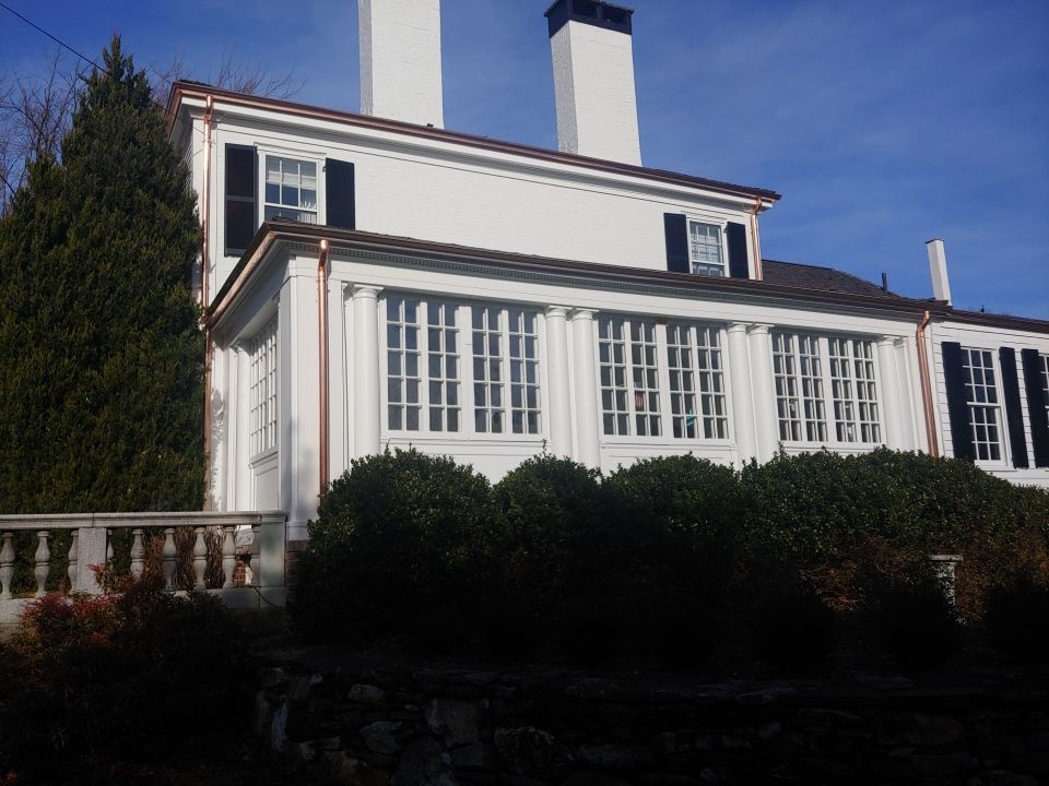 Hingham, MA Gutter Installation using 5" K-Style Copper Gutter by Gutter Pro Enterprises