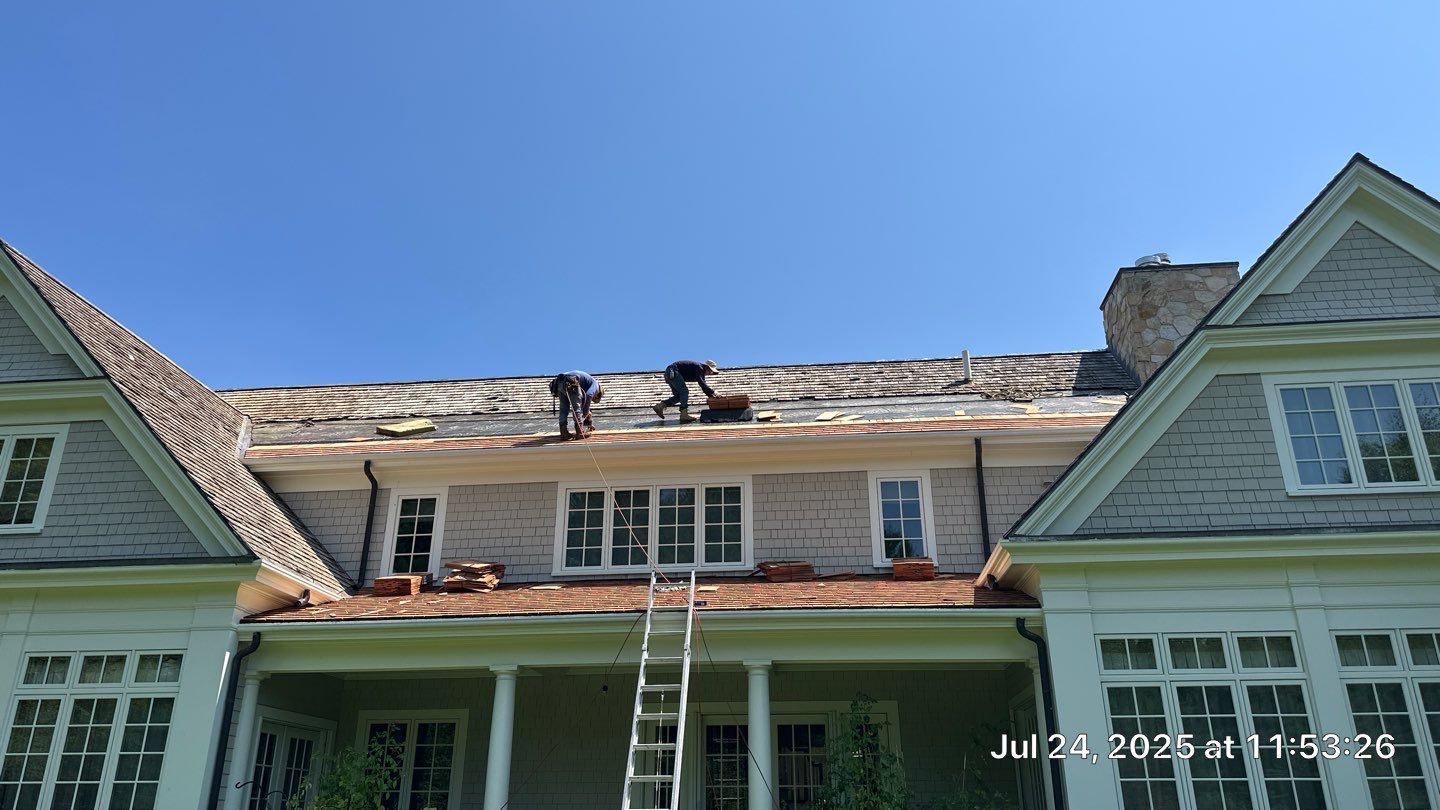 Cedar Shake Roof Restoration by Mighty Dog Roofing of Greater Middlesex County