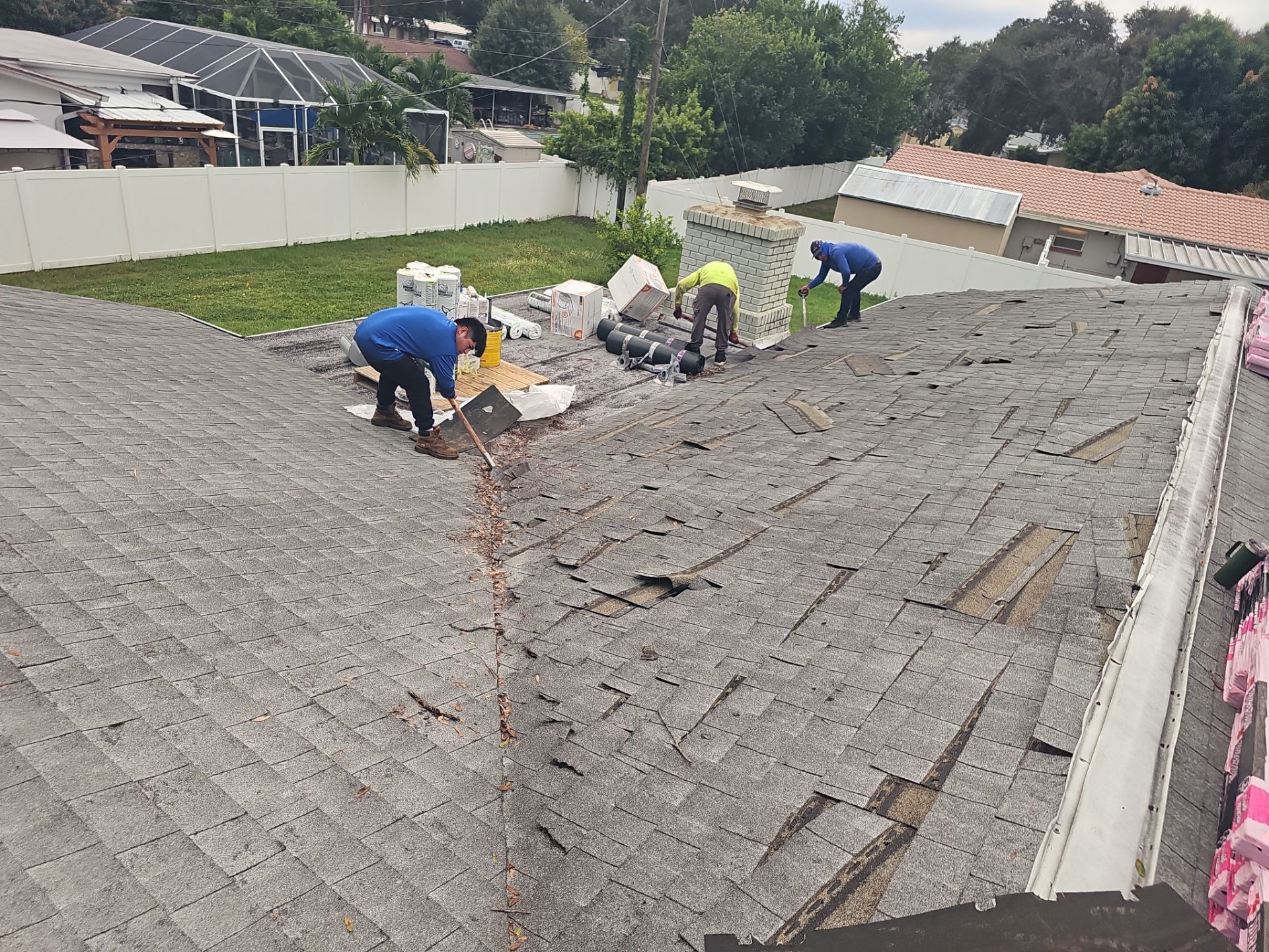 Project in Clearwater 33756 by Mitchell Roofing Company LLC 