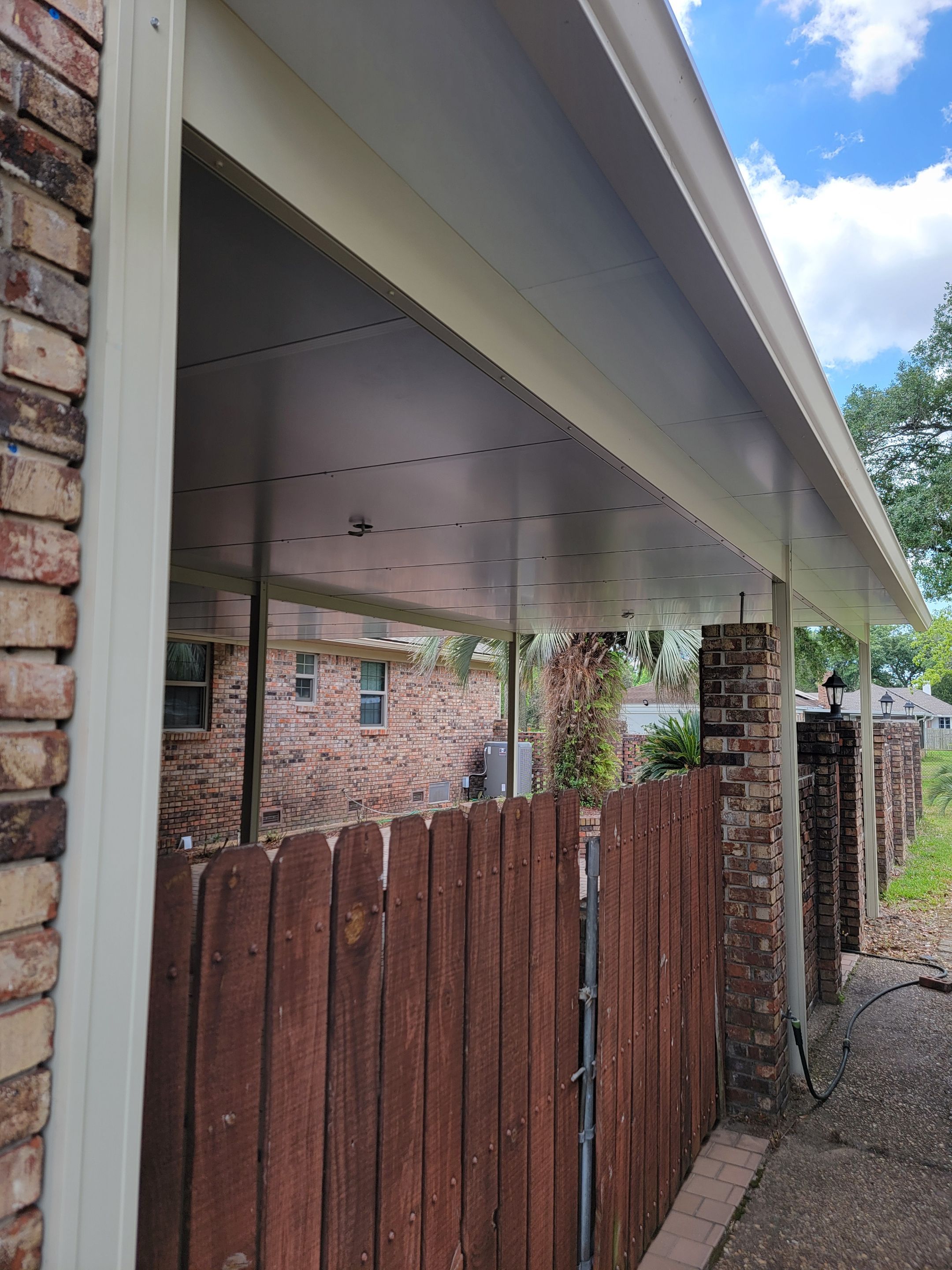 Patio Cover using Colorbeam by Titan Sunrooms