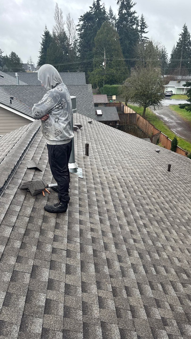 Residential Roofing Installation using GAF HDZ Shingles by Roofing Formula LLC