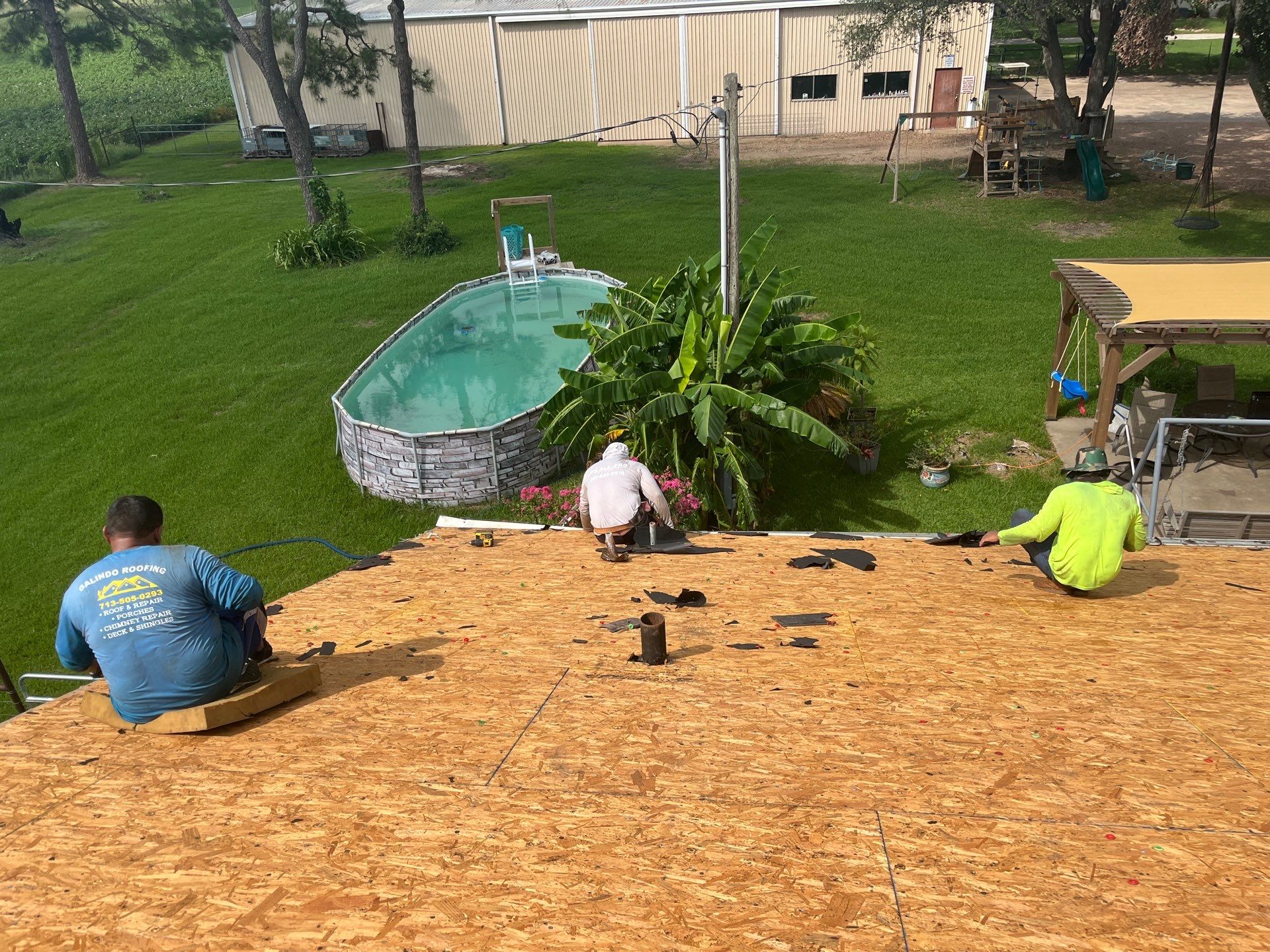 Residential Roofing Installation using Owen's Corning Duration (Lifetime) Shingles by Roof Repair Company