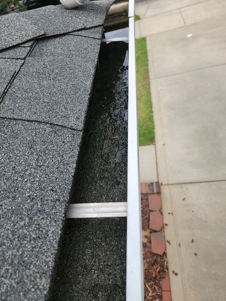 Gutter Cleaning using cleaner by G&H Home Tech Pros LLC
