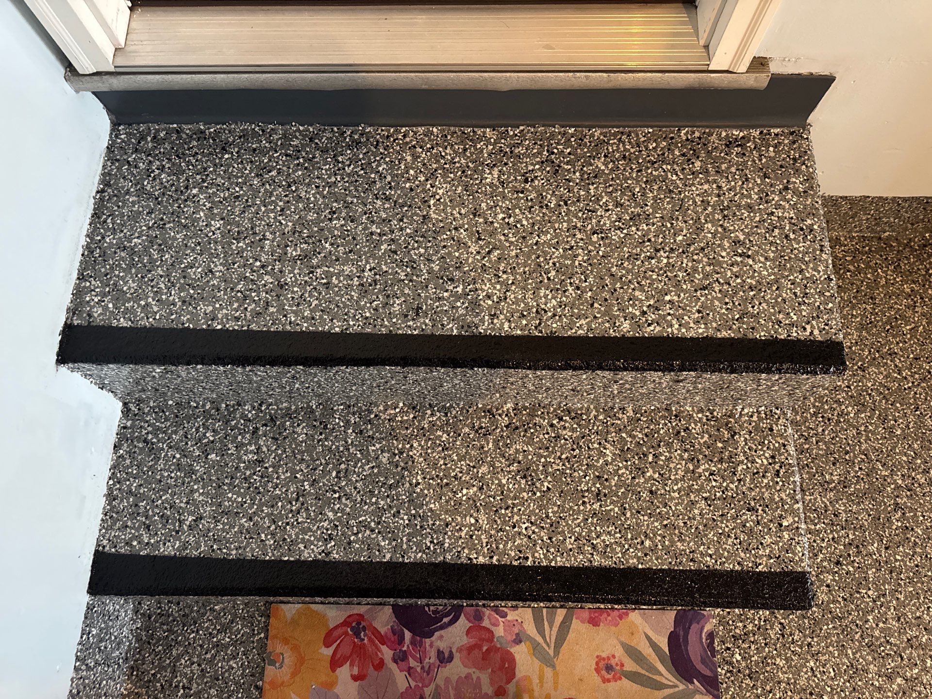 Basalt Epoxy Flake Floor Coating for Muskegon Residential Garage by Gordon Painting