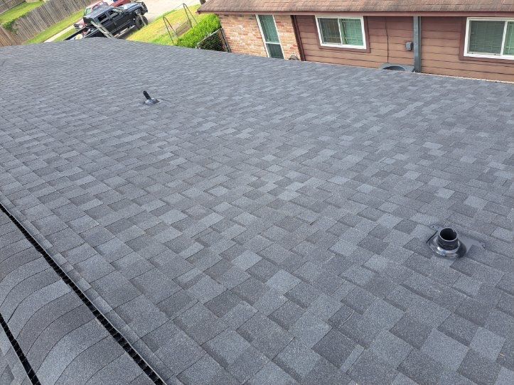 Leaking Roof Replaced with Ridge Vent — Houston, TX by PL Roofing & SB Roofing, LLC.