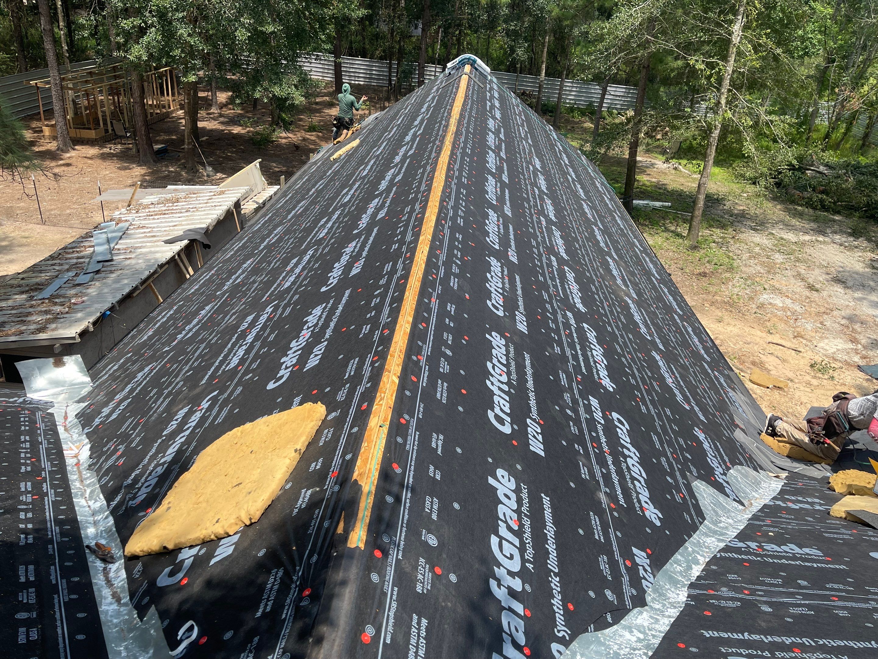 Full Re-Deck & Roof Replacement on Country Home — Cleveland, TX by PL Roofing & SB Roofing, LLC.