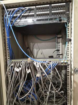 Structured cabling installation by CimaSolutions