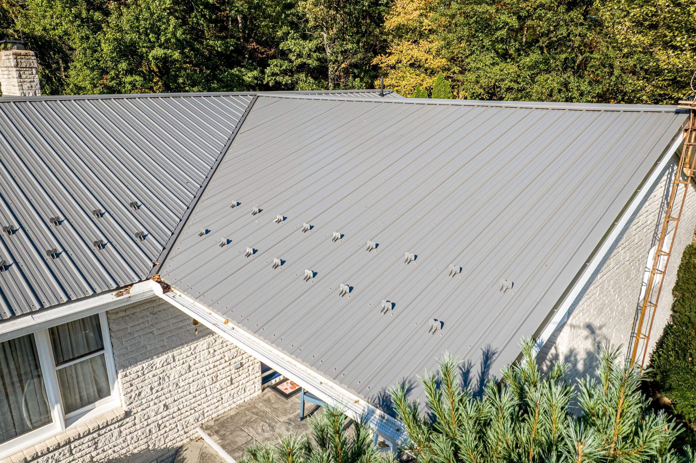 Metal Roof and Gabled Porch Addition in Hegins by Esh Builders