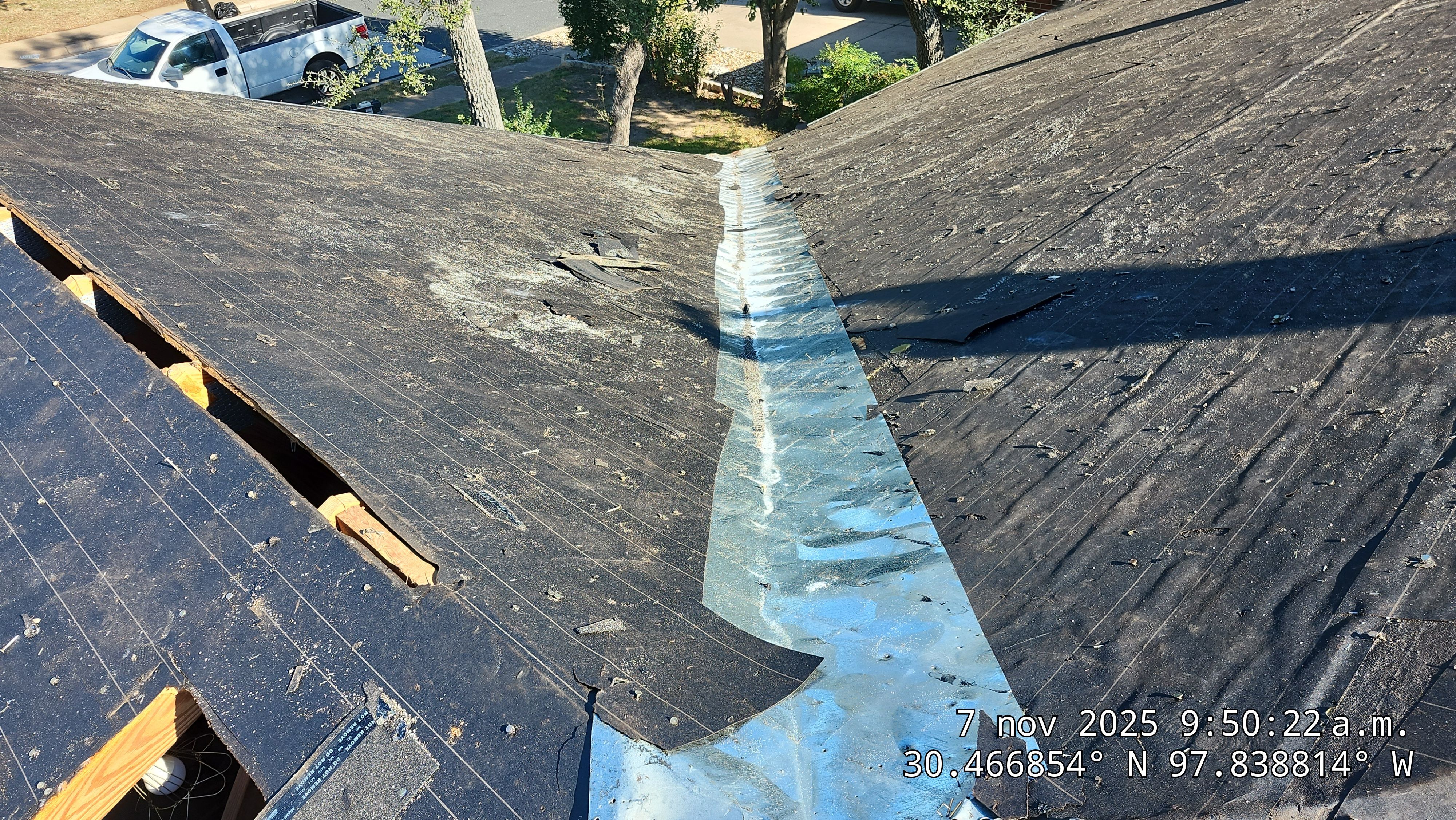 Asphalt Shingle Roof Replacement and Hail Damage Repair in Cedar Park by Caliber Restoration LLC
