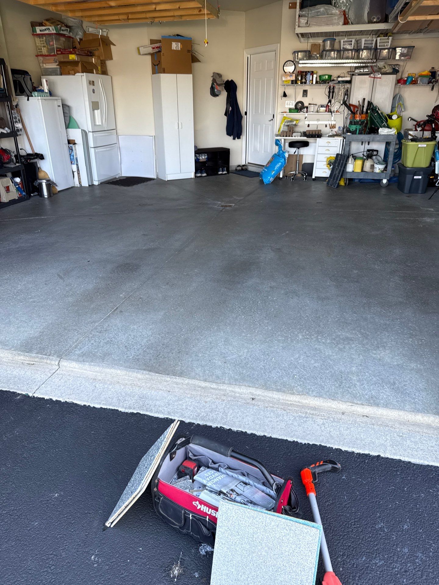 Porch + Walkway + Garage Project in Renfrew by Floors in a Day, Inc