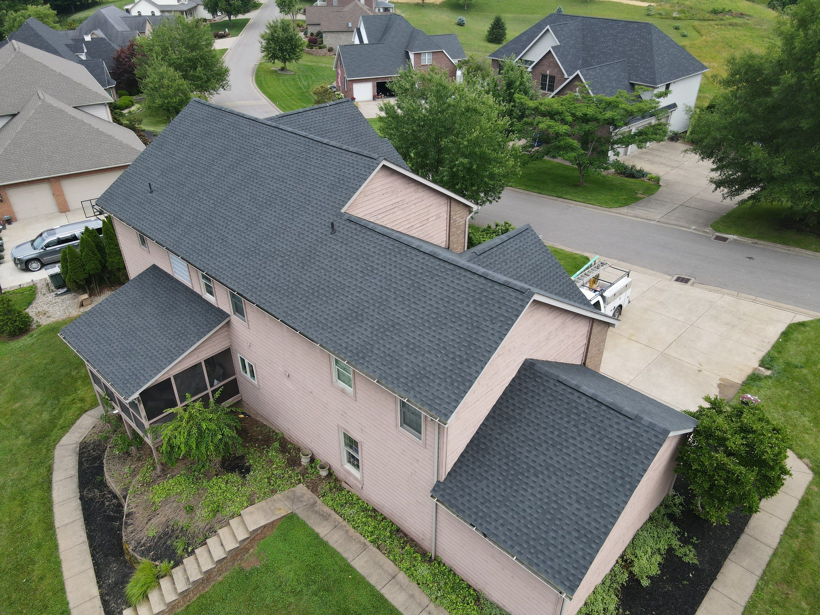 Residential Roofing Installation using GAF Timberline HDZ by Rainstoppers Roofing