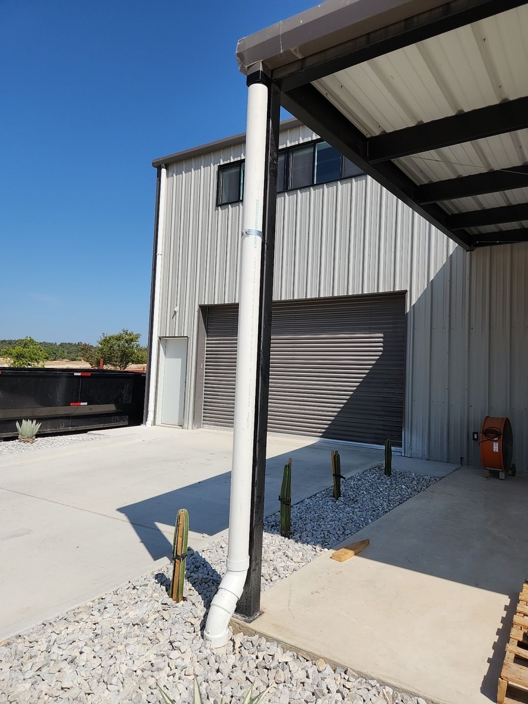 Commercial structure utilizing rainwater harvesting for all its water needs! by Hill Country Rain Water