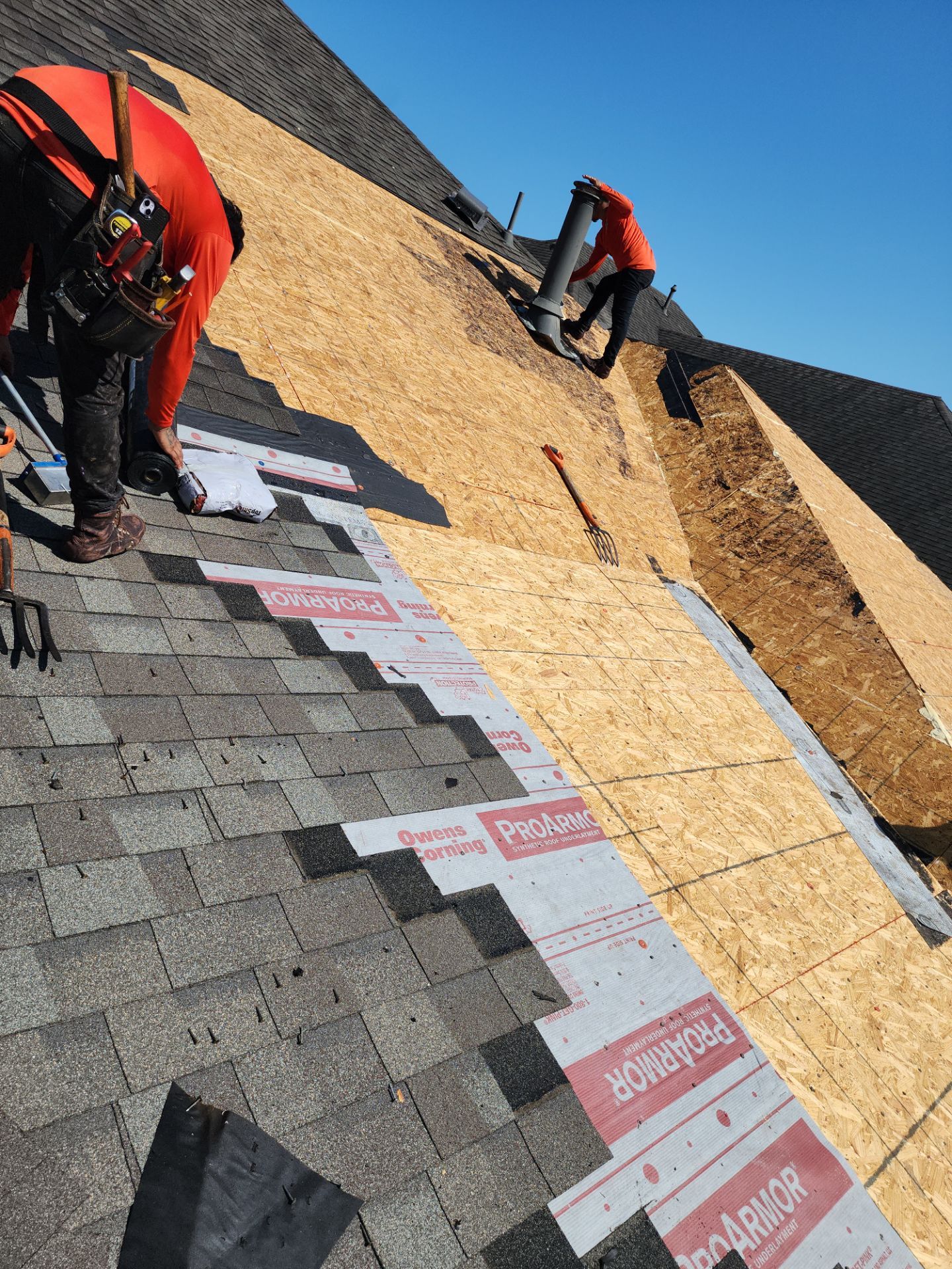 Residential Roofing Repair using Owen's Corning Duration (Lifetime) Shingles by Roof Repair Company