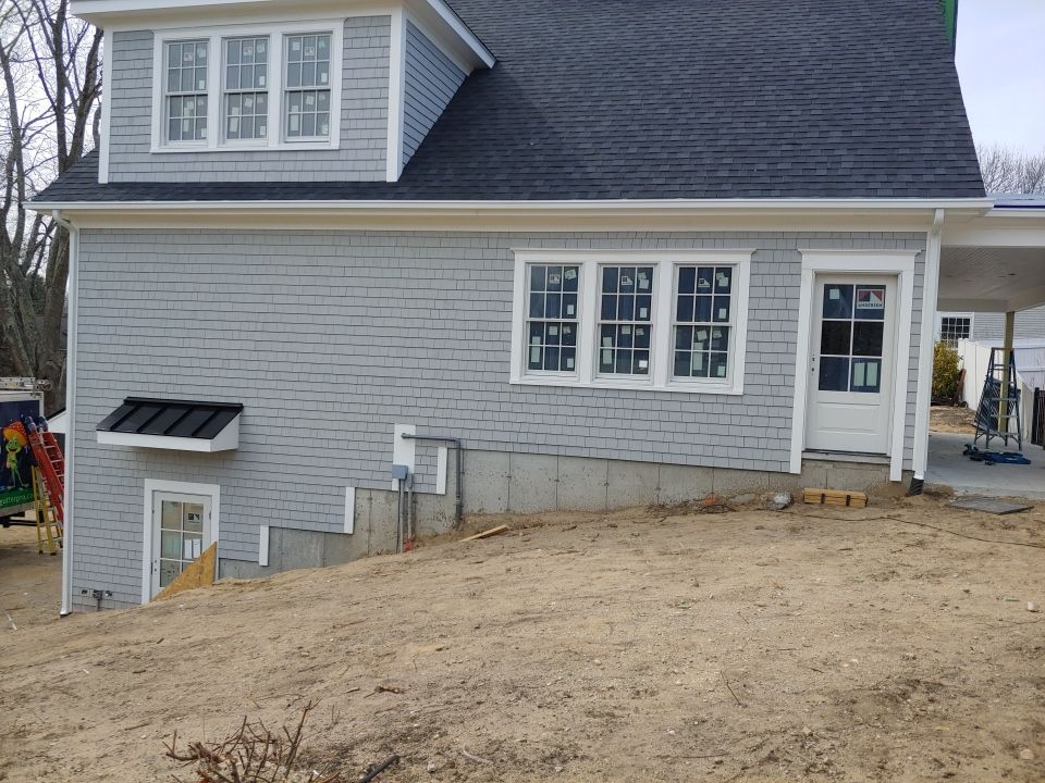 Gutter Installation using 5" Box Style Aluminum Gutter in Duxbury, MA by Gutter Pro Enterprises