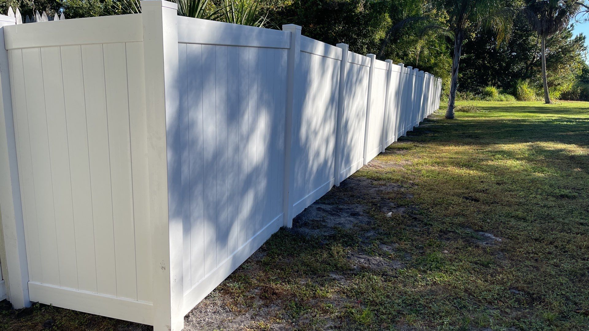 Palmetto, FL 6 ft. Tall White Vinyl Privacy Fence  by Asap fence and gates, LLC
