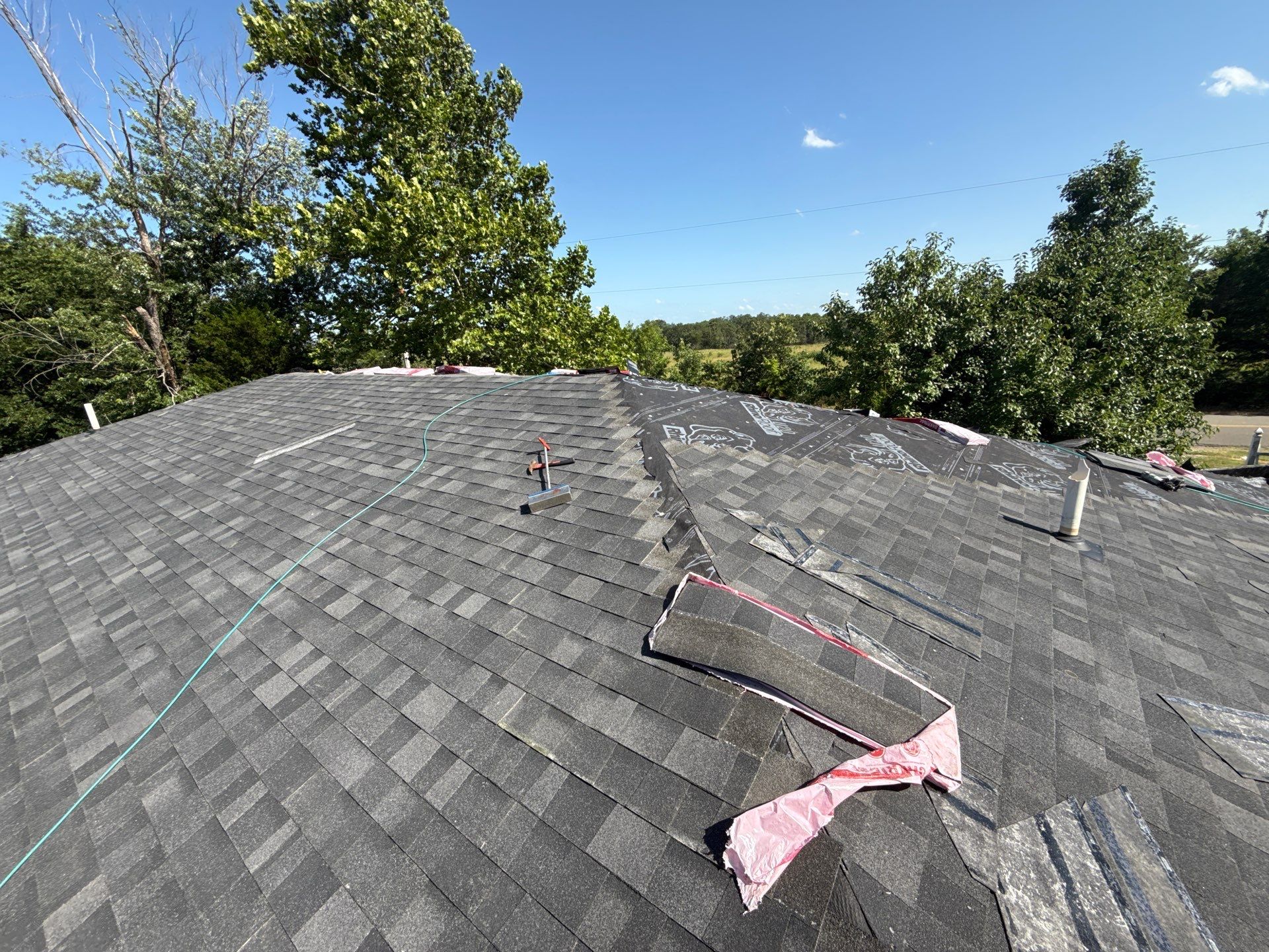 2 layers tear off & installation of new architectural shingles. by In & Out Construction & Remodeling, LLC