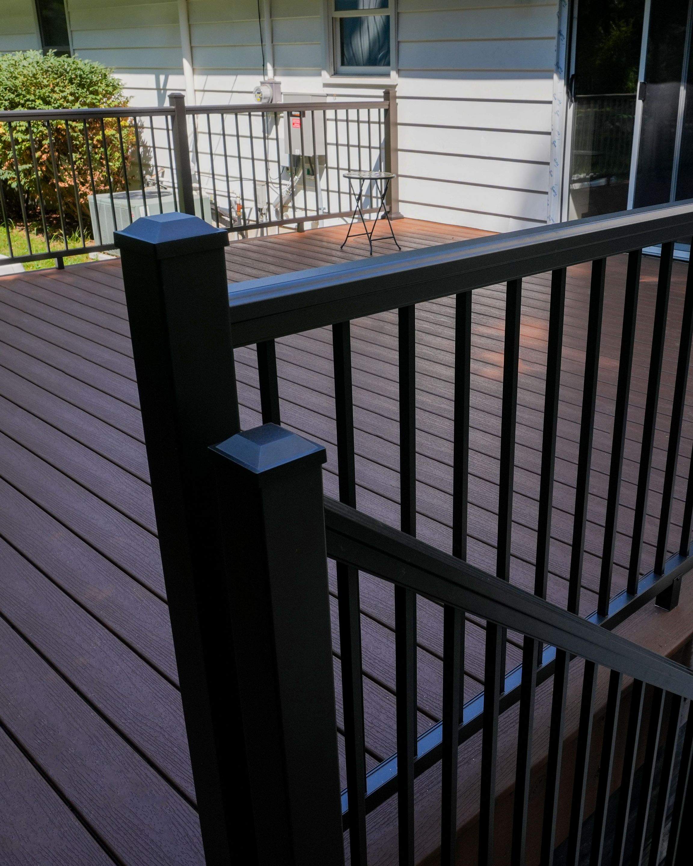 Deck and French Door Installation in Rockford by Cutting Edge Homes