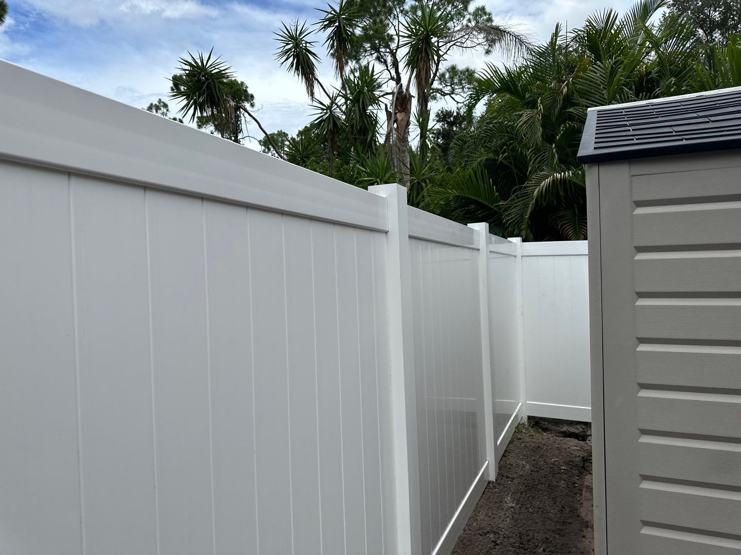 Vinyl Privacy Fence using 6Ft White Vinyl Privacy Fence by Asap fence and gates, LLC