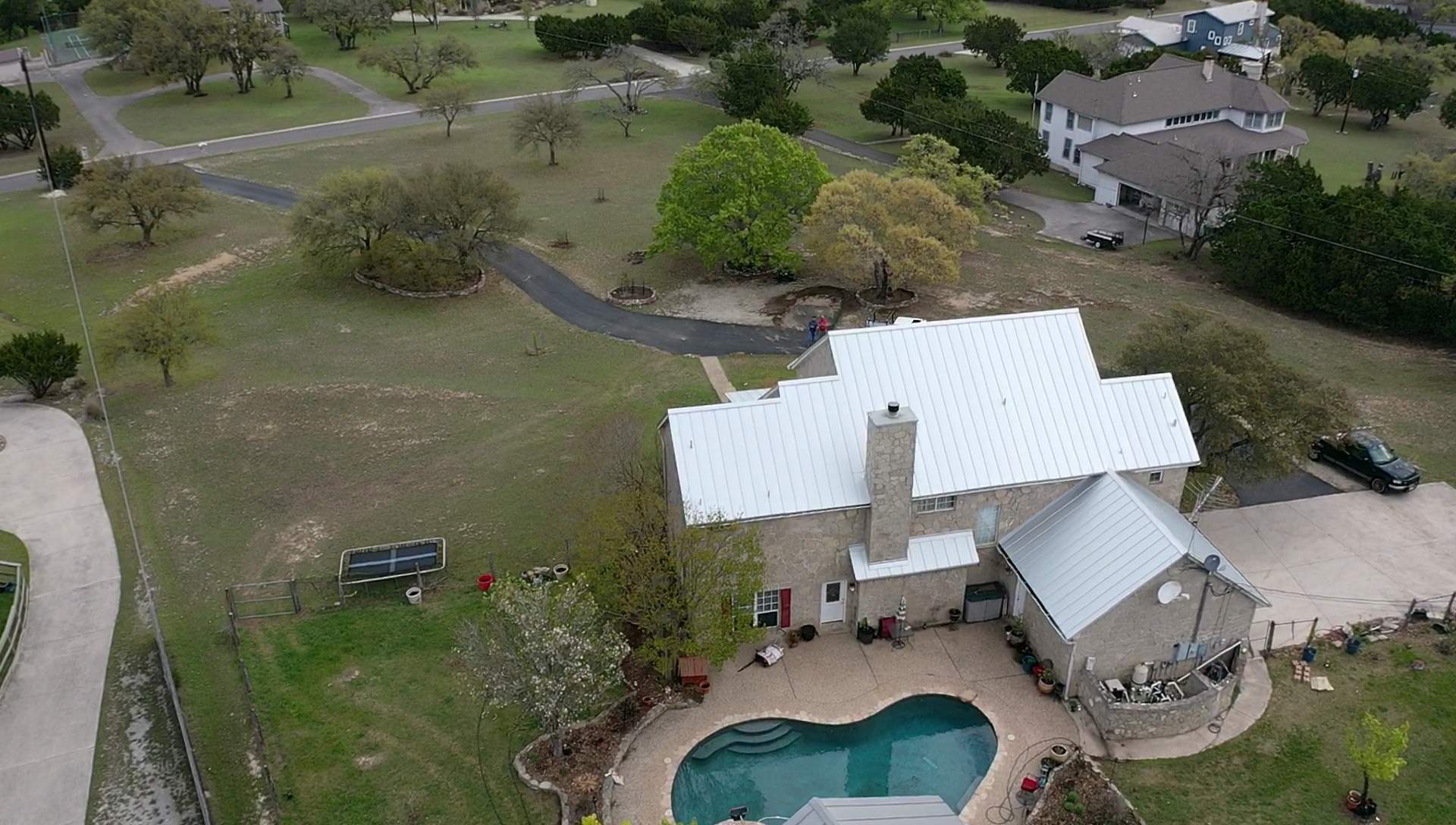 Residential Metal Roof Installation using McElroy Metal by Premier Roofing and Contracting