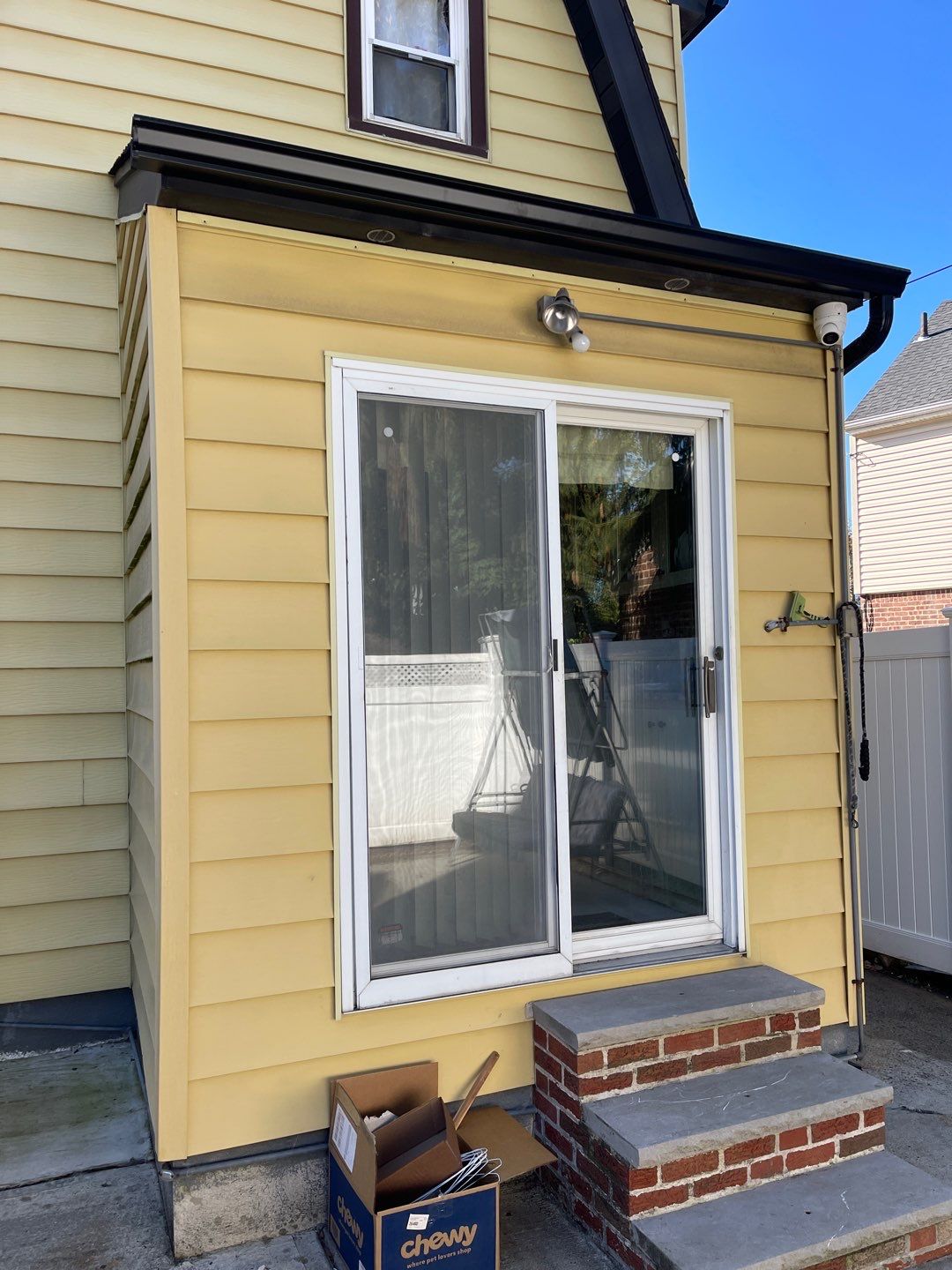 Full House Installation 5" black seamless gutters and 2x3 leaders using 5" black K style seamless gutters and 2x3 black leaders by Above All Gutters