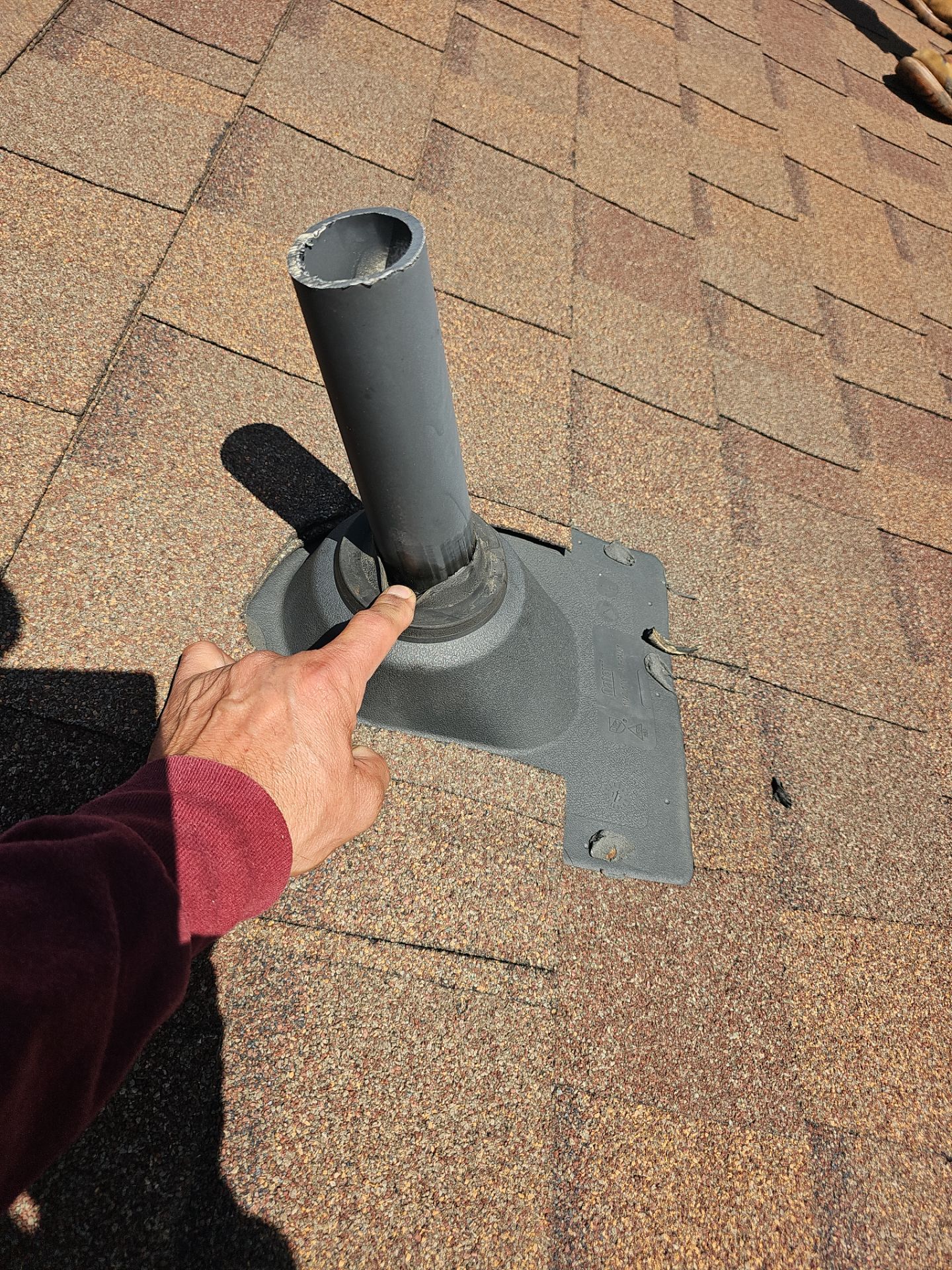 Roof Repair - Vent Pipe Flashing by Winchester Roofing