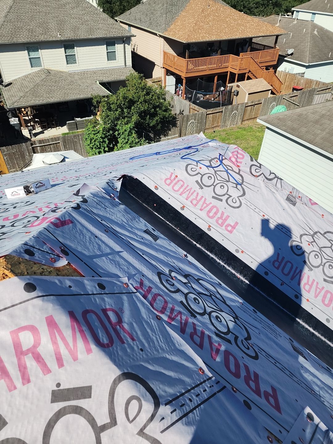 Residential Roofing Installation using Owen's Corning Duration (Lifetime) Shingles by Roof Repair Company