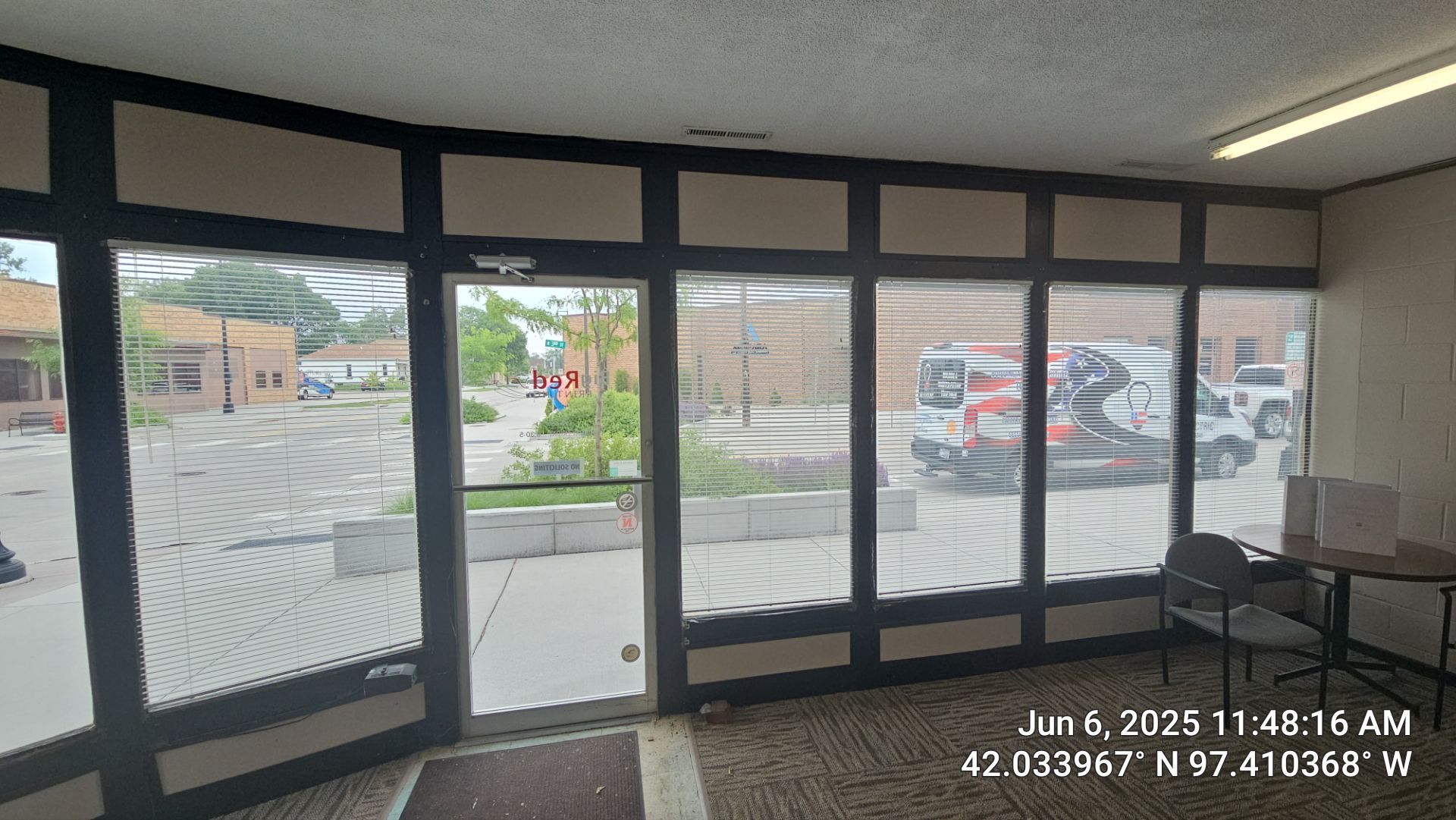 Updated Store Front for Big Red Printing by Abe Electric 