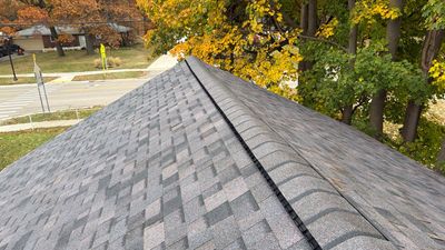 Roof Replacement using Owens Corning Midnight Plum