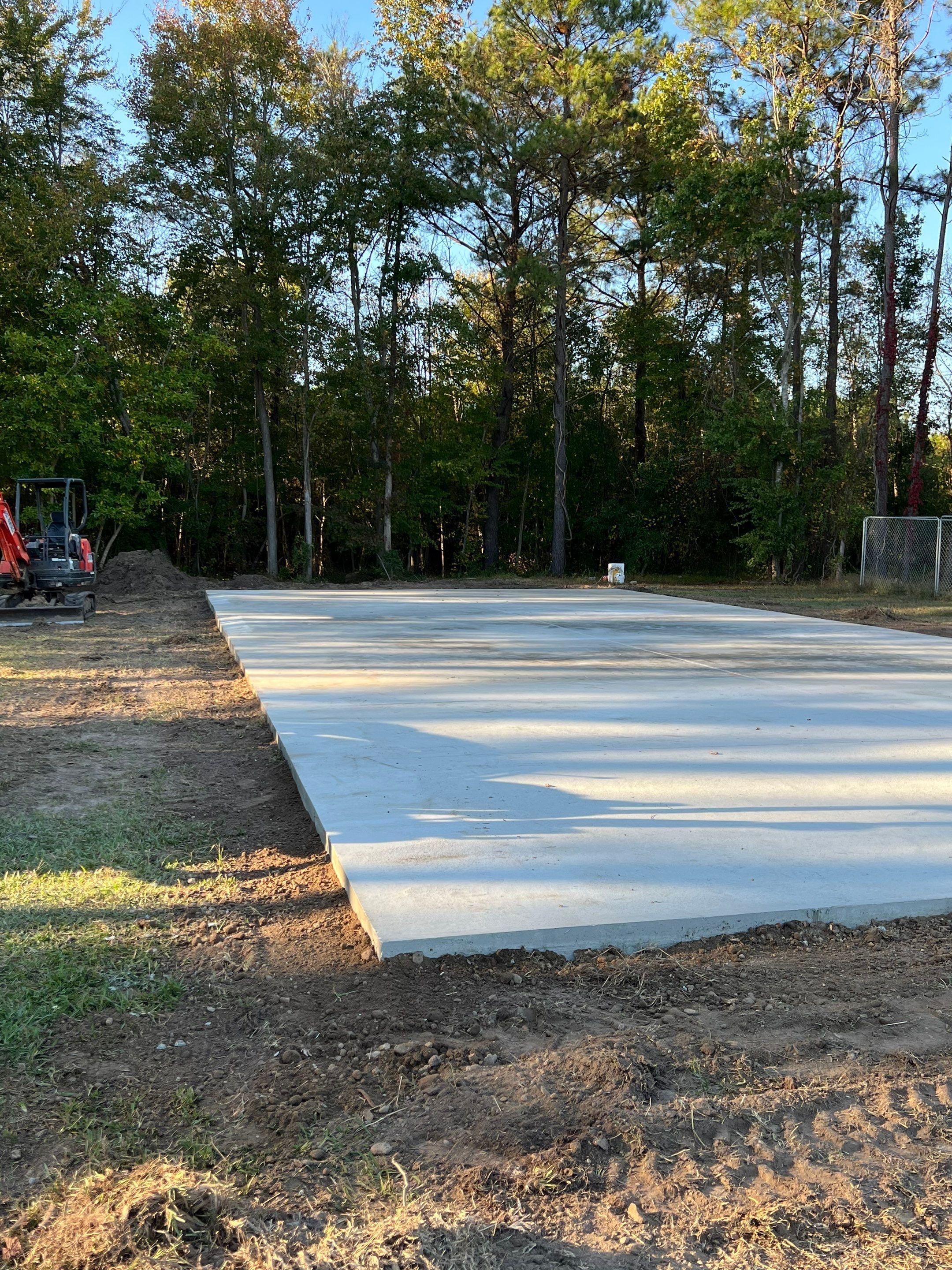 Pre engineered Metal Building and slab by S.W. Contracting & Consulting