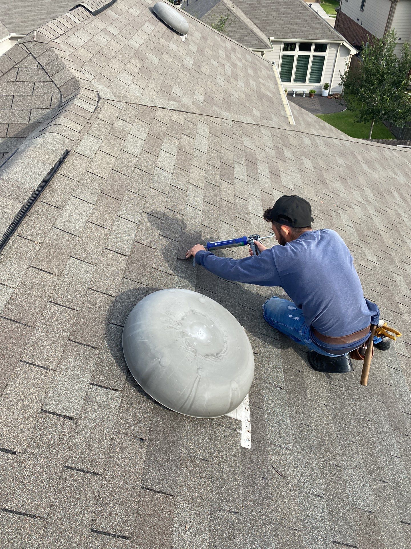 Residential Roofing Repair using Owen's Corning Duration (Lifetime) Shingles by Roof Repair Company