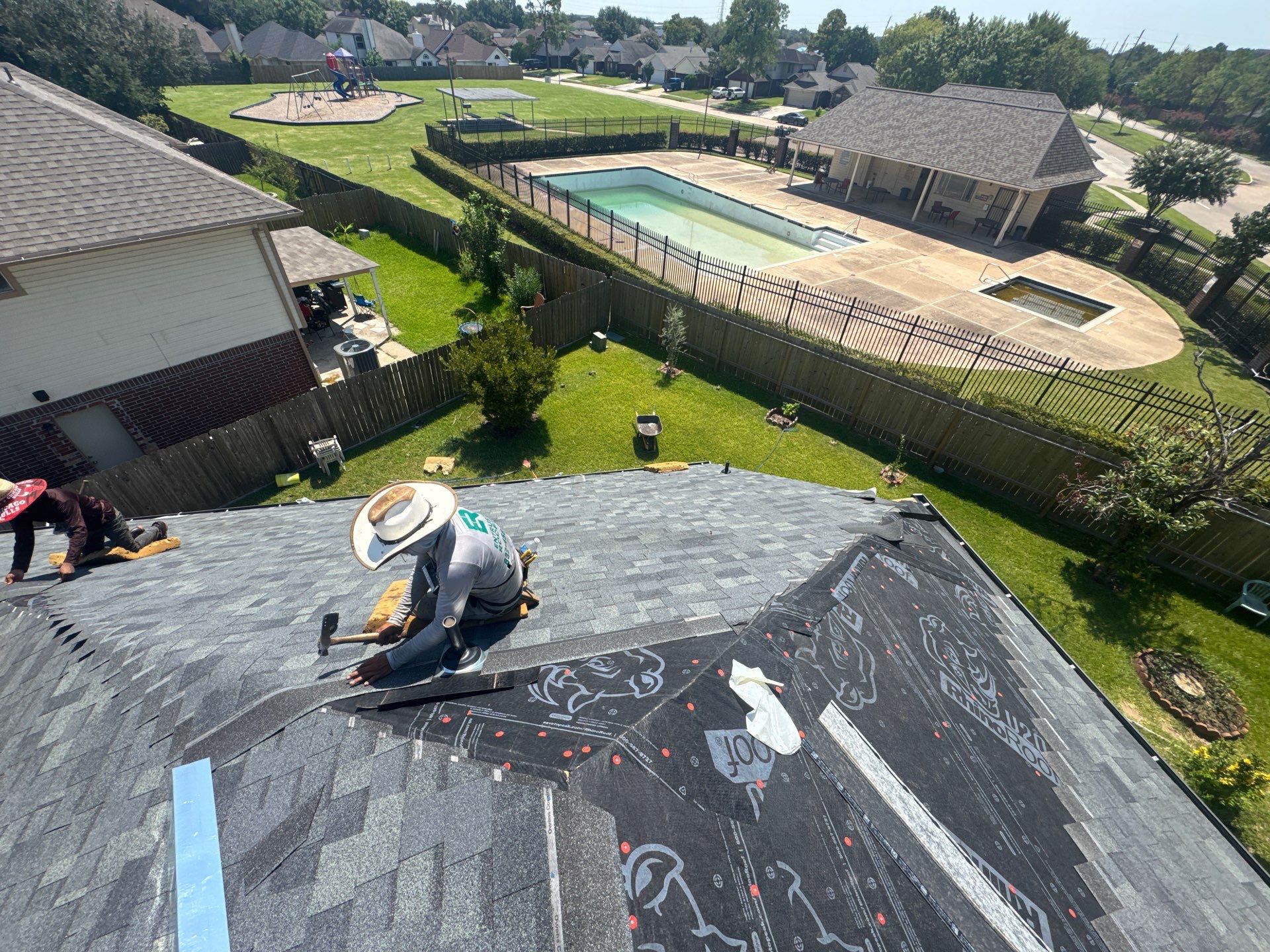 Residential Asphalt Shingle Roof Replacement in Houston, Texas by Onit Roofing LLC