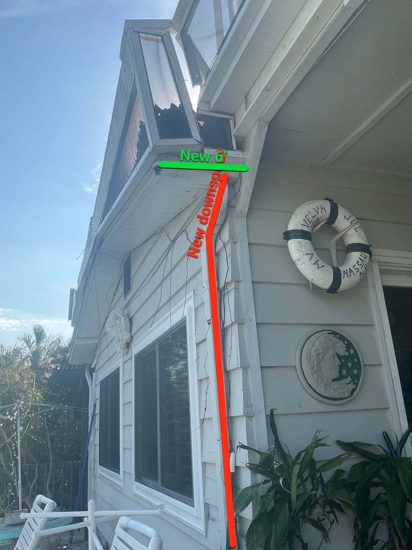 Fascia Installation and New Gutters and Downspouts in Sarasota FL by Gutter Professors